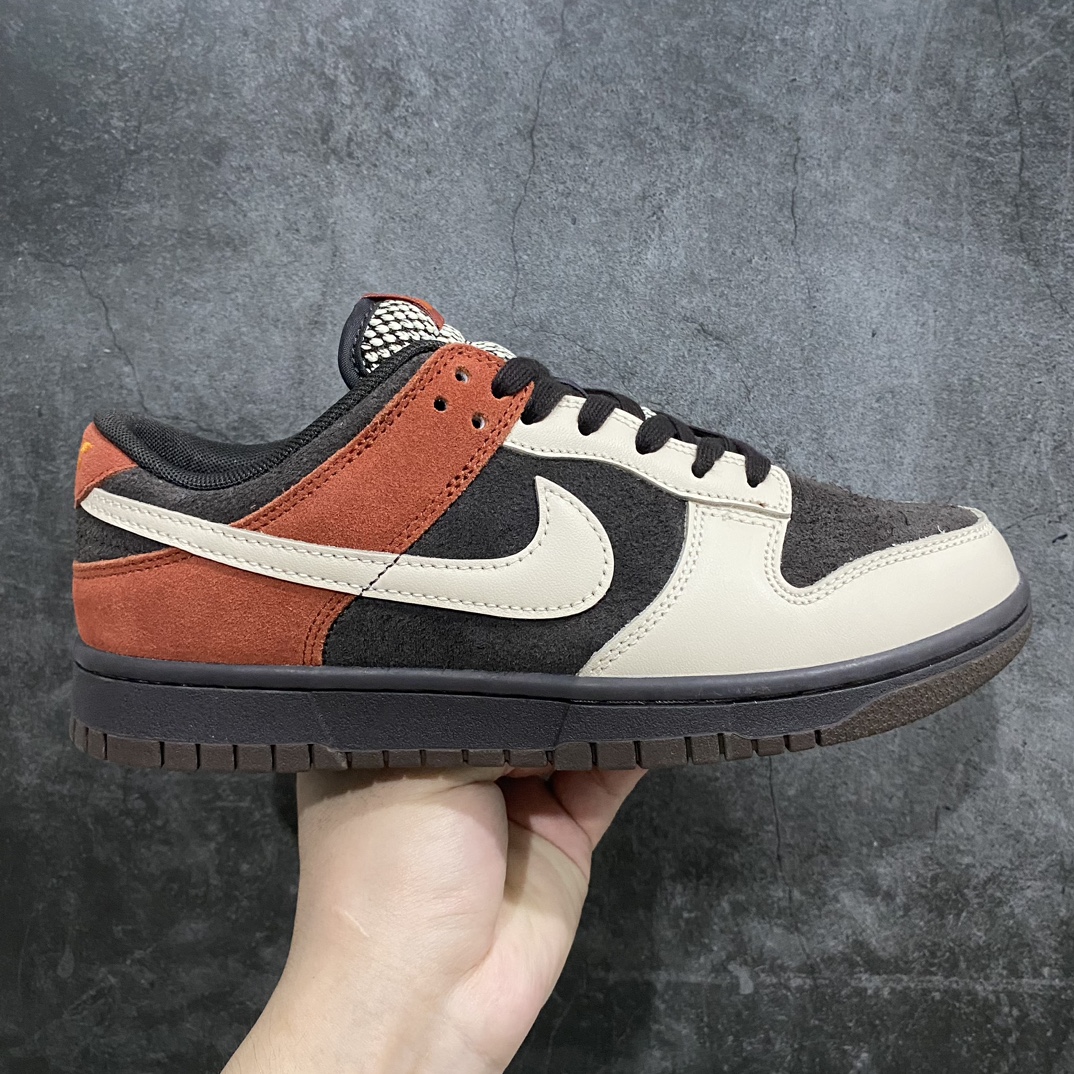 【纯原GT版】NK DUNK Low 小熊猫黑棕 FV0395-200大厂出品 极力推荐 原装头层材料 独家版型蒸餾加工帶來的是更好的视觉和脚感体验大厂纯原品质出货 清洁度 电绣工艺 皮料切割干净无任何毛边 细节完美  尺码：36 36.5 37.5 38 38.5 39 40 40.5 41 42 42.5 43 44 45 46 47.5-莆田鞋批发中心