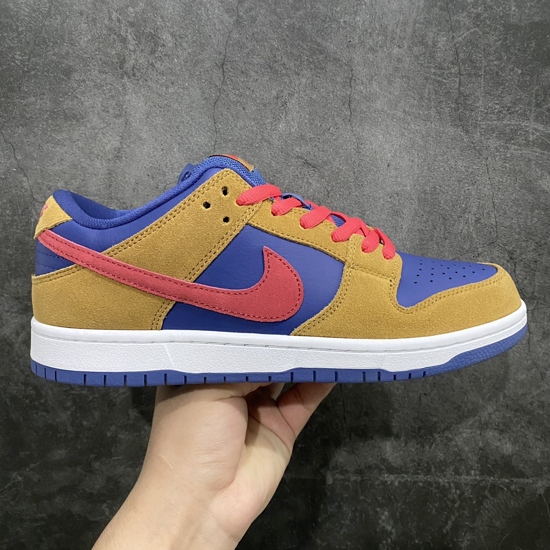 【纯原Y版】NK SB Low Dunk Pro“Papa Bear”小熊爸爸 棕红色 货号：BQ6817-700n原厂原档案开发，原盒原标，原厂皮料，官方厚鞋舌设计，做工细节全方位比对原鞋。n码数：36 – 47.5-莆田鞋批发中心