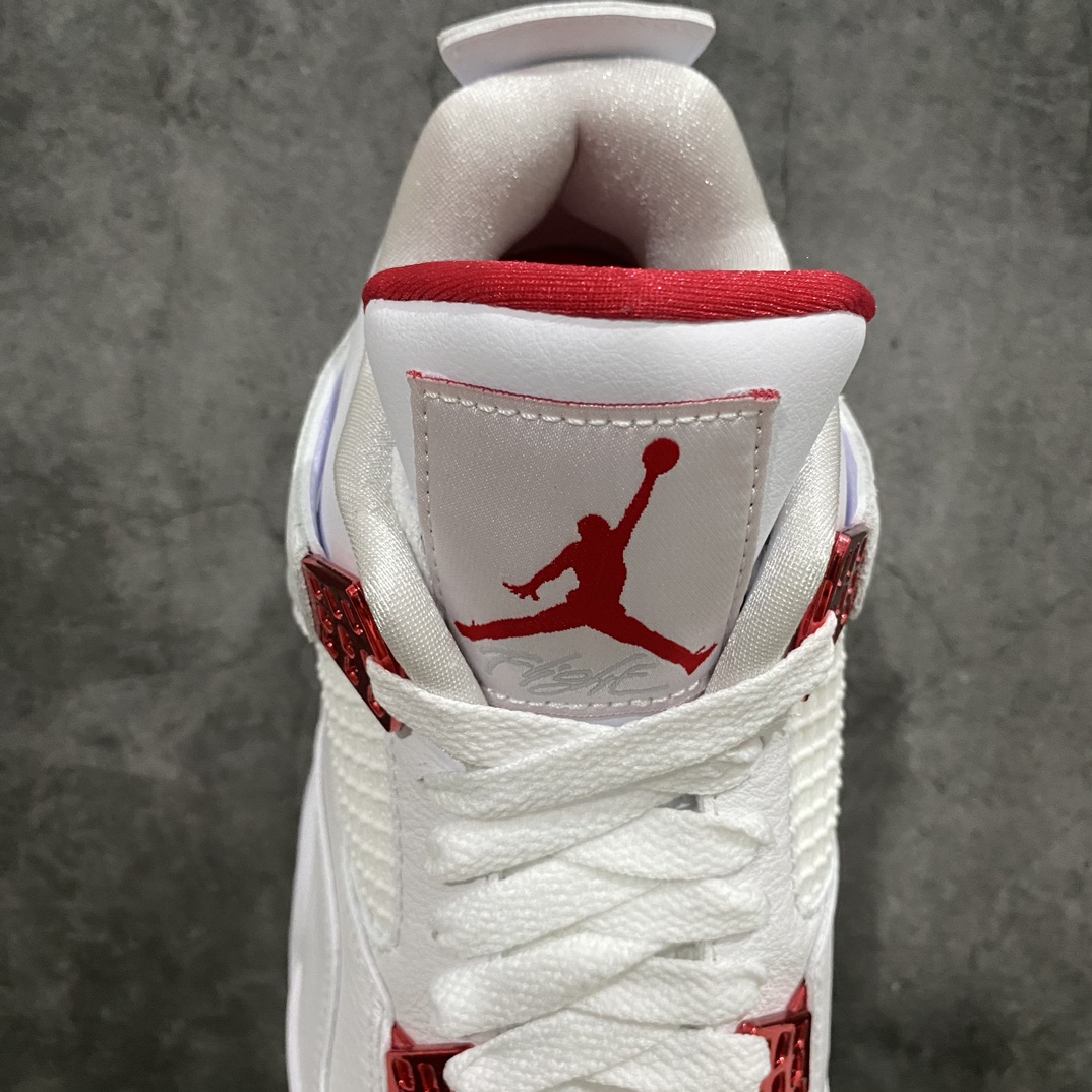 图片[8]-【老DT版本】Air Jordan 4 Retro 白红金属扣CT8527-112n大厂出品 市场最强版本 完美清洁度n最高工艺复刻 原装无色差修正 全头层制作n原楦原纸板开发 纯正四代版型n原底真实气垫 回弹反馈充足n完美鞋楦打造 市面最高工艺独家外贸鬼佬48大码 尺码：40-48.5-莆田鞋批发中心