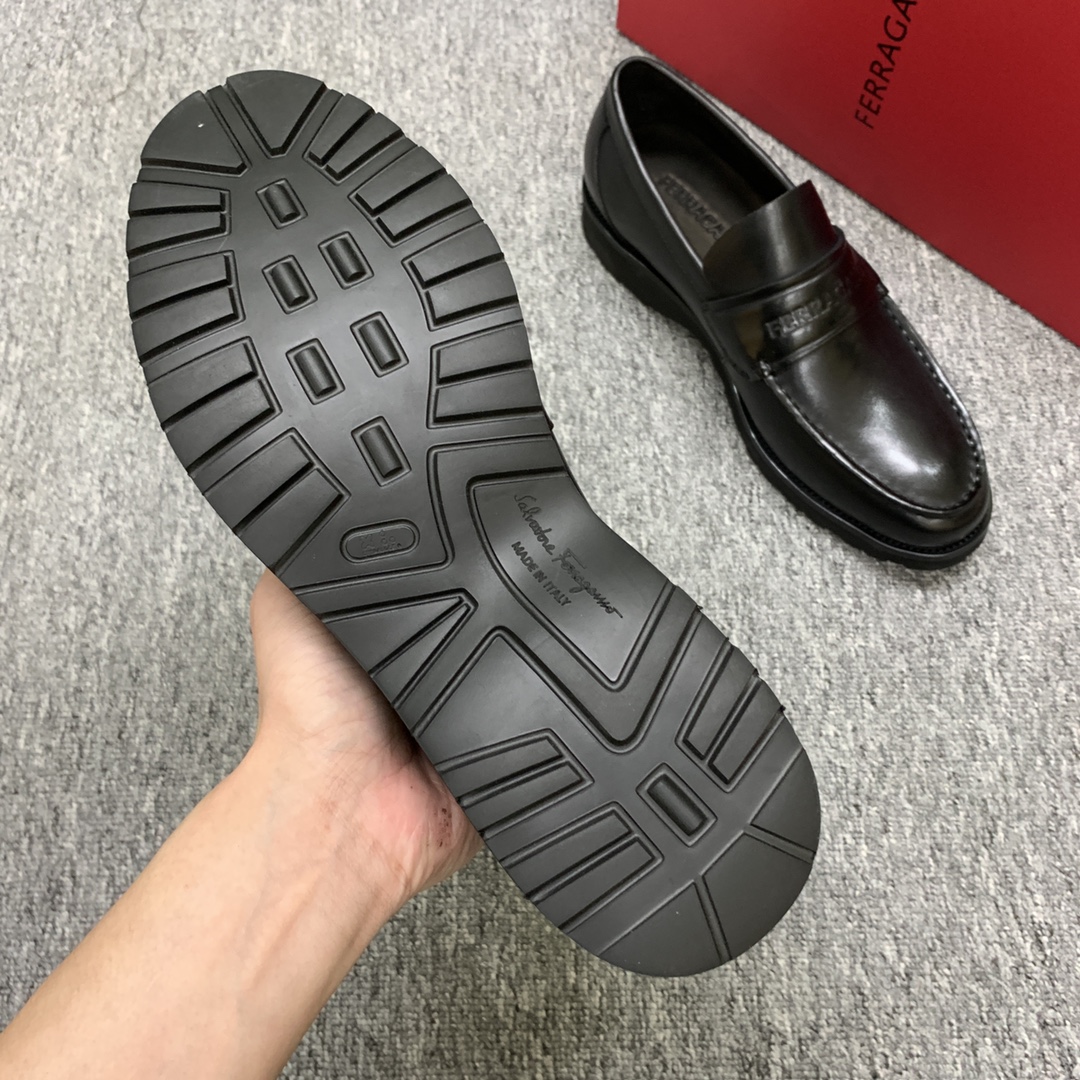 Ferragamo Style Leather Men's Shoes Men's Shoes Men's Shoes detail image 7 from source 783371