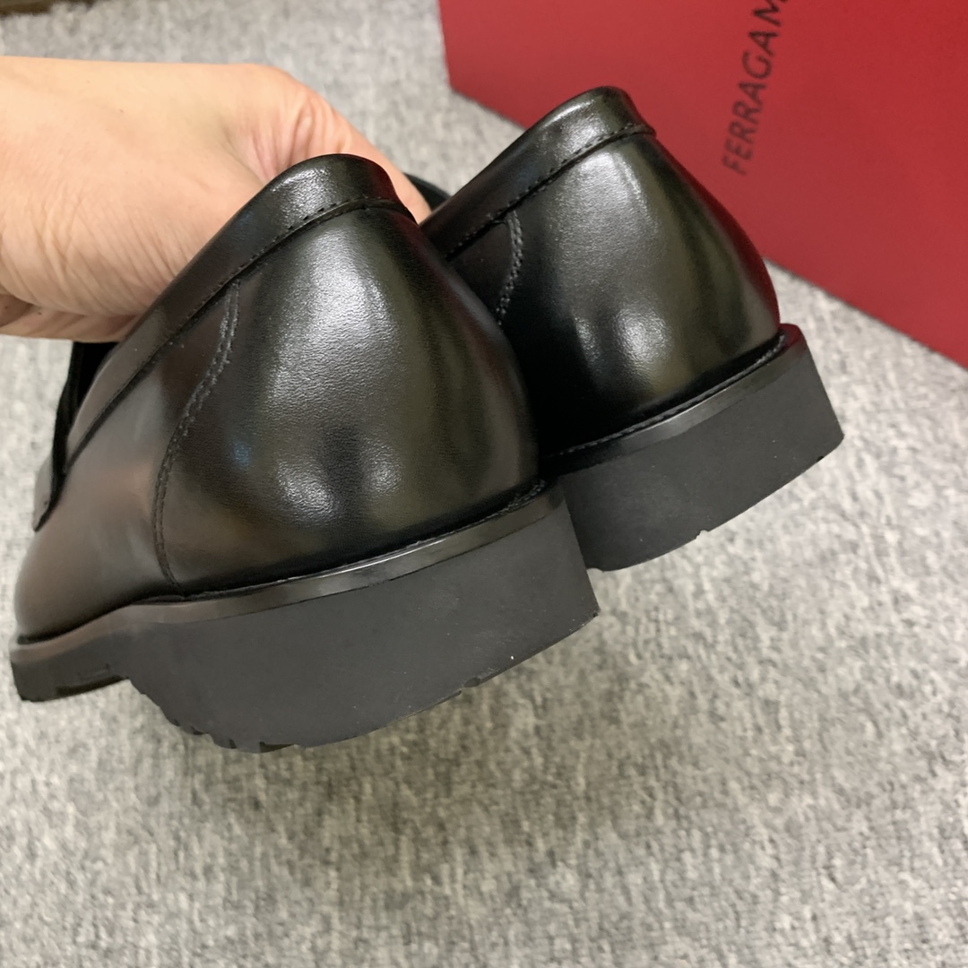 Ferragamo Style Leather Men's Shoes Men's Shoes Men's Shoes detail image 9 from source 783371