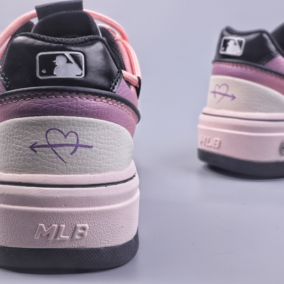 MLB deconstructed senior shoes, non-slip low-top height-enhancing retro vintage sneakers, same style for men and women with double shoelaces