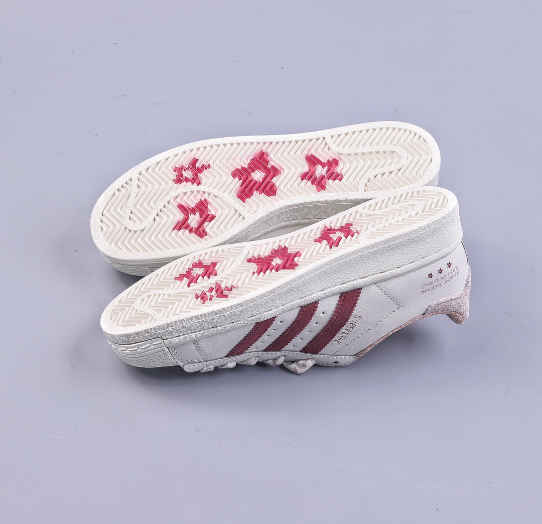 AD Originals Superstar White Pink Shell Head IG3853