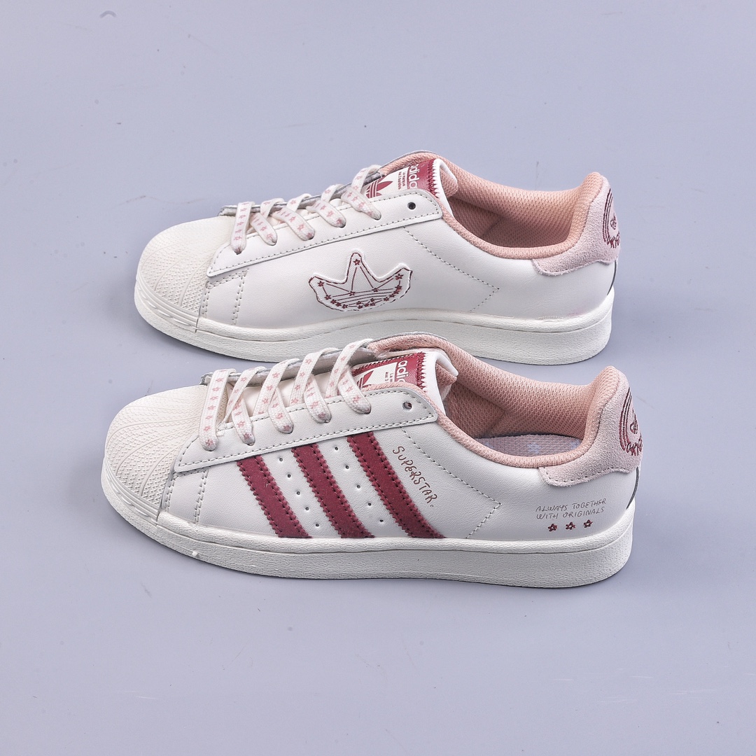 AD Originals Superstar White Pink Shell Head IG3853