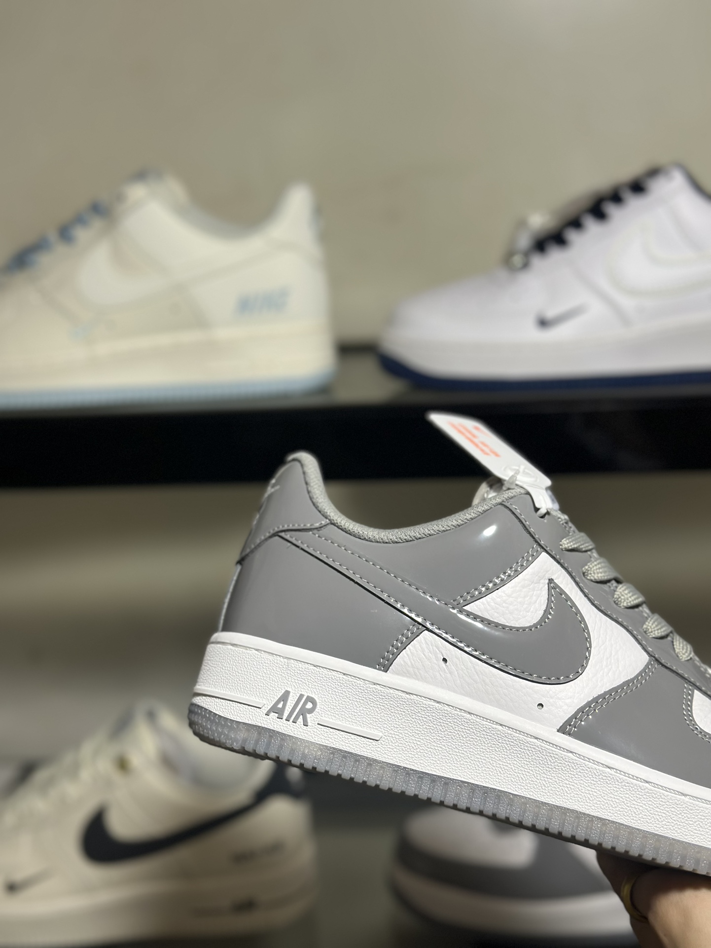 NikeAirForce1Low灰漆