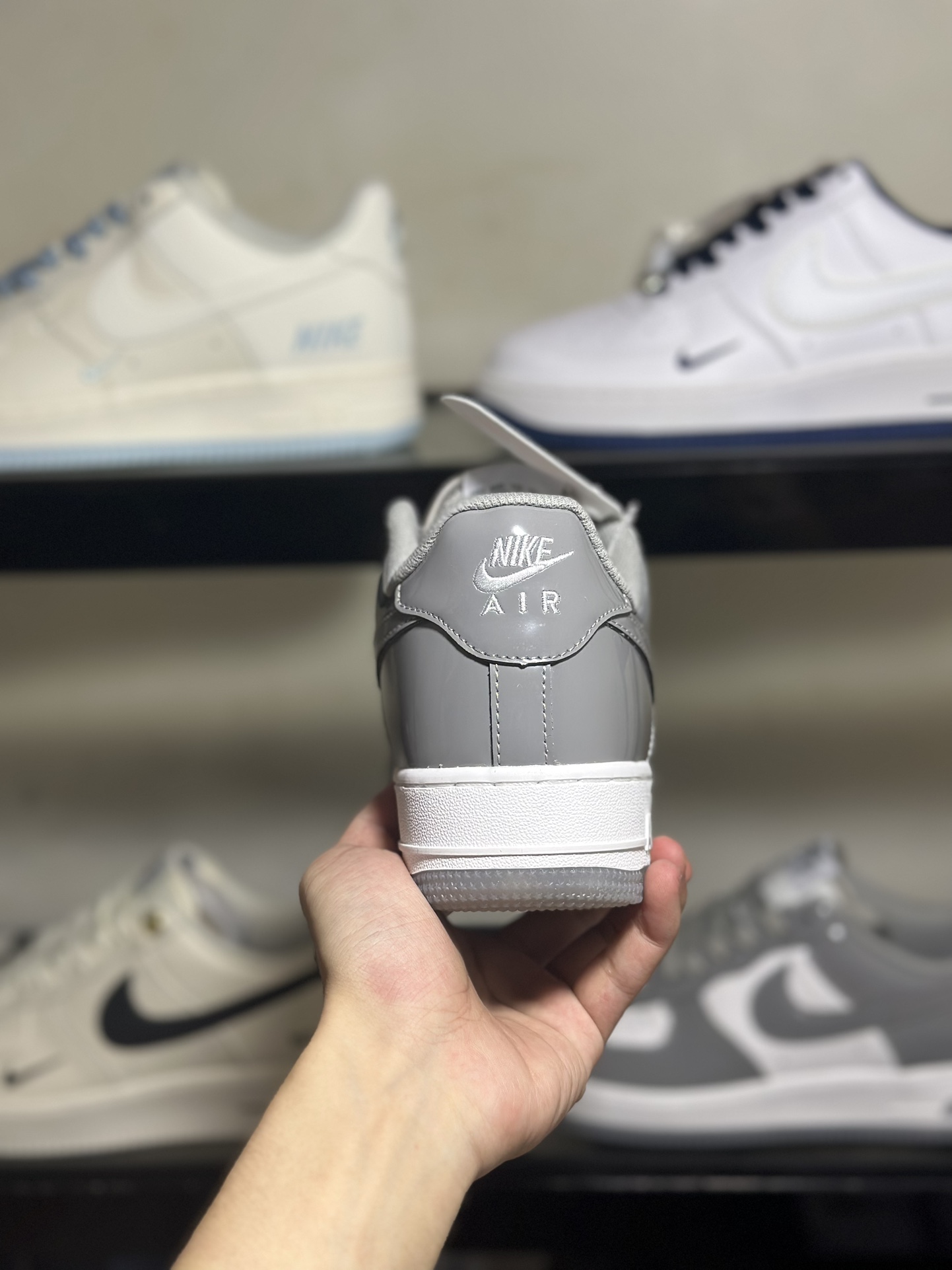 NikeAirForce1Low灰漆