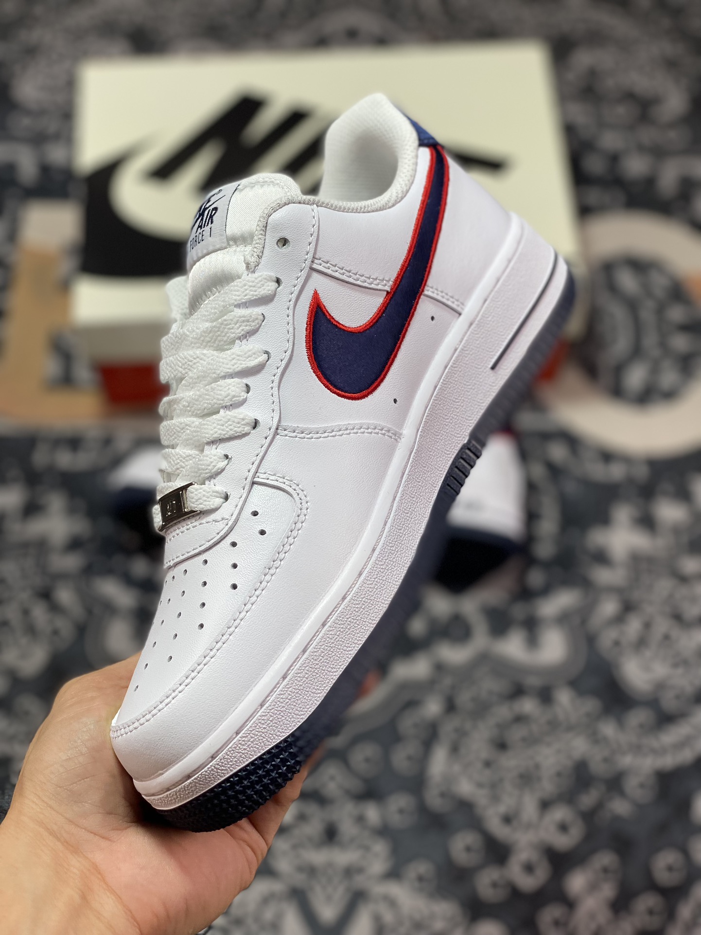 Nike Air Force 1'07 Low”Houston Comets Four-Peat”空军一号板鞋“海军战士彗星四连冠”FJ0710-100