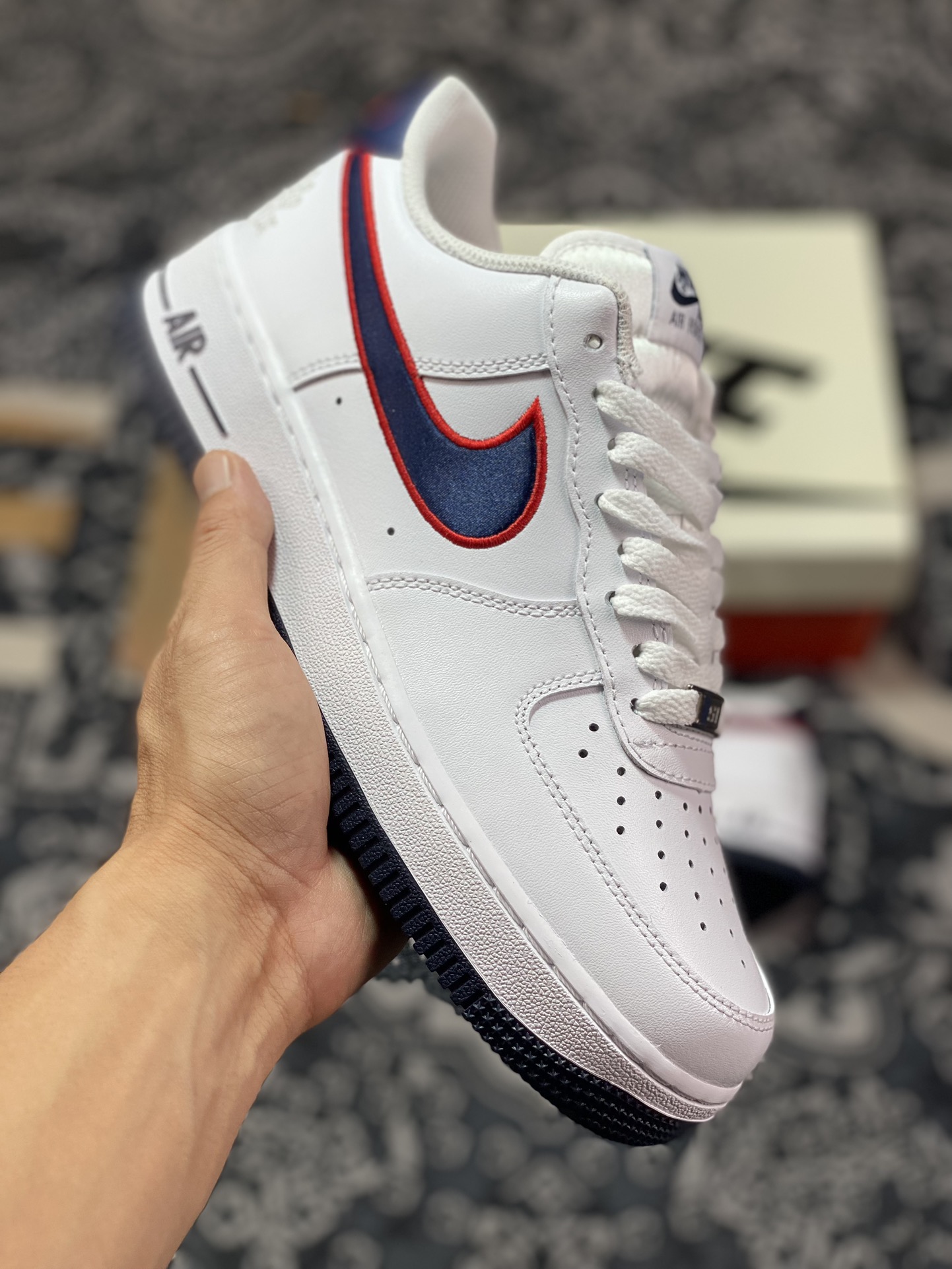 Nike Air Force 1’07 Low”Houston Comets Four-Peat”空军一号板鞋“海军战士彗星四连冠”FJ0710-100