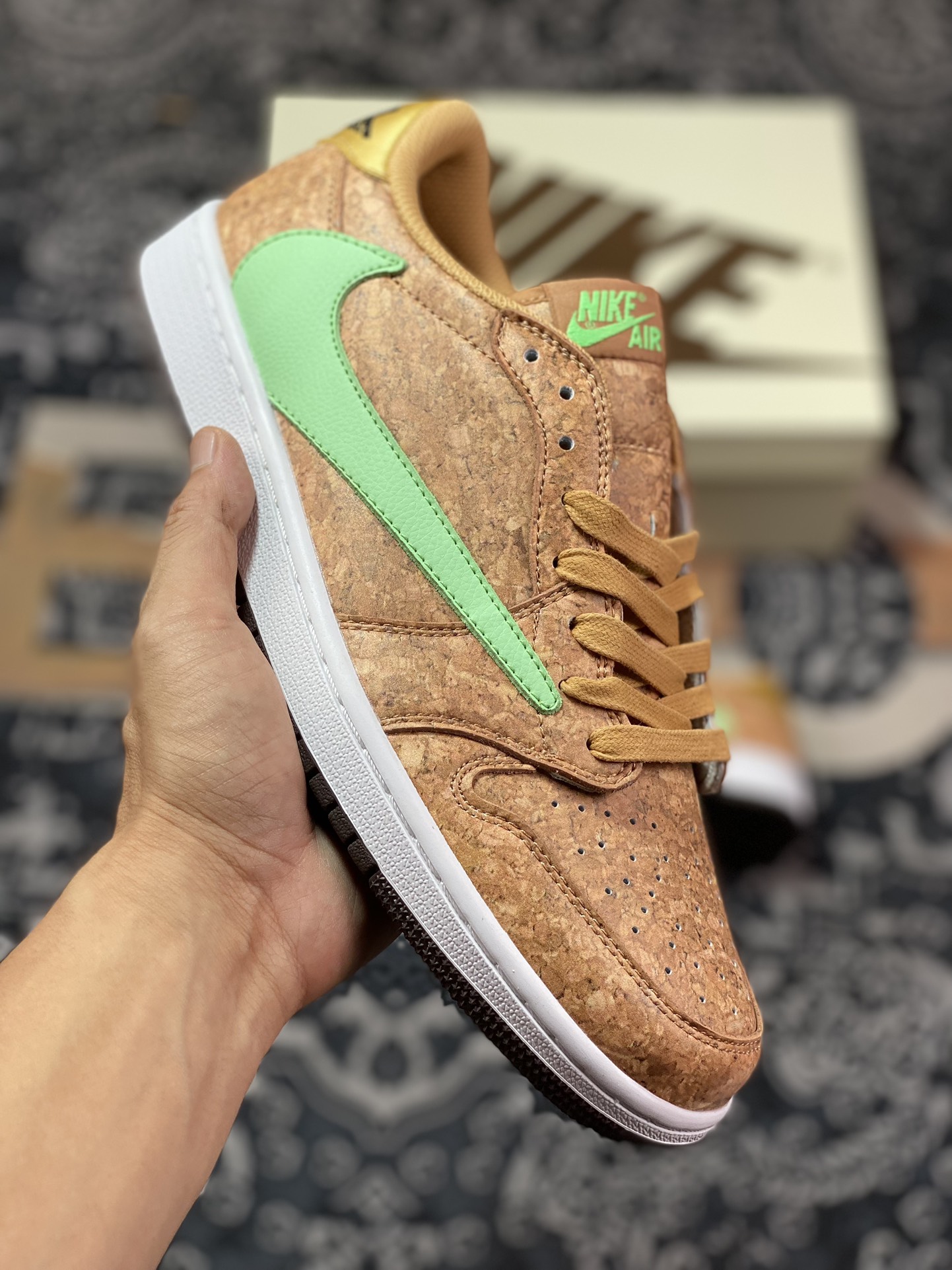 Fragment x Travis Scott x Air Jordan 1 Low 三方联名倒钩 DM7866-922