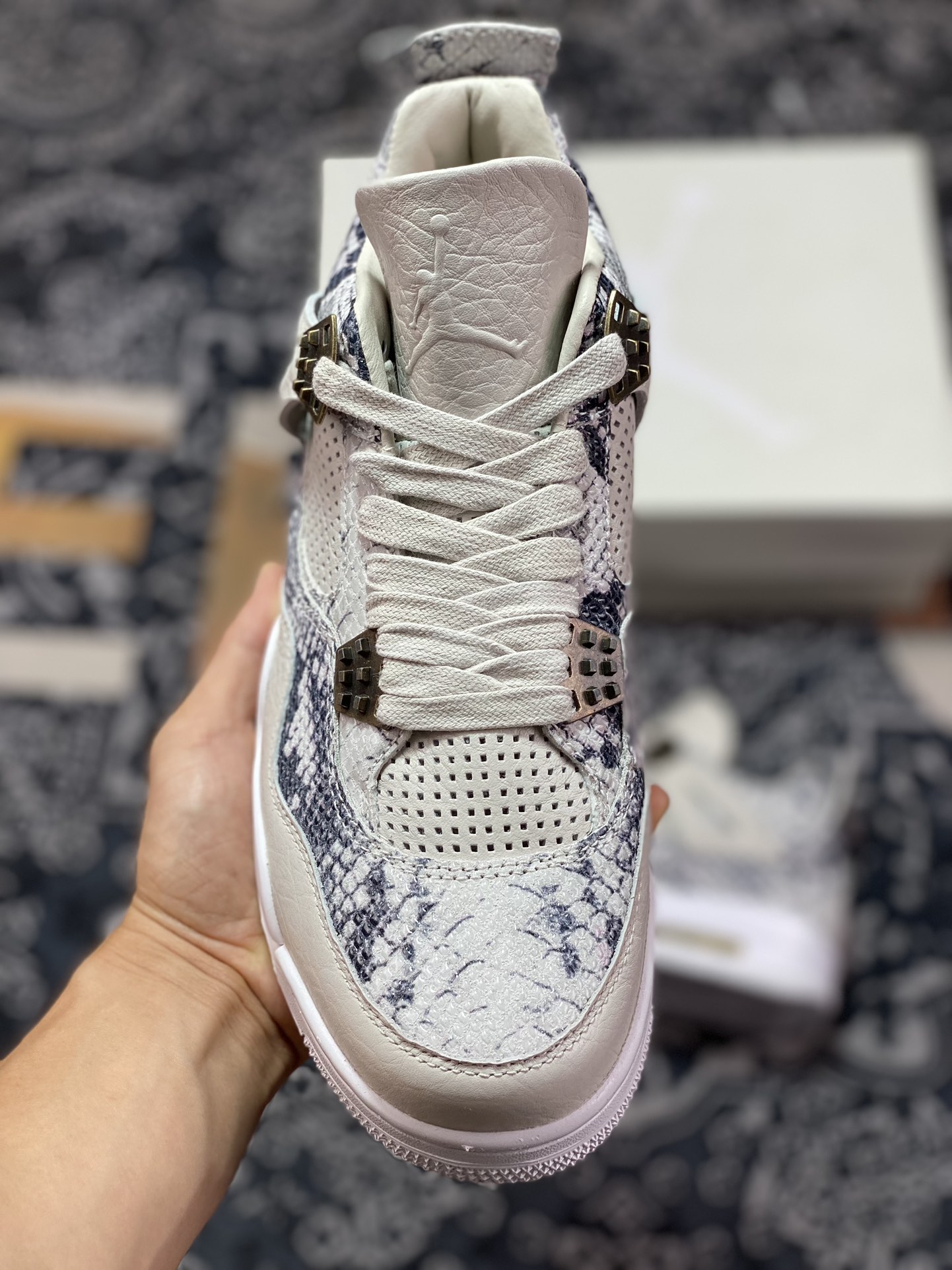 Air Jordan 4 ” Sneakeskin ” AJ4乔4 文化篮球鞋 819139-030