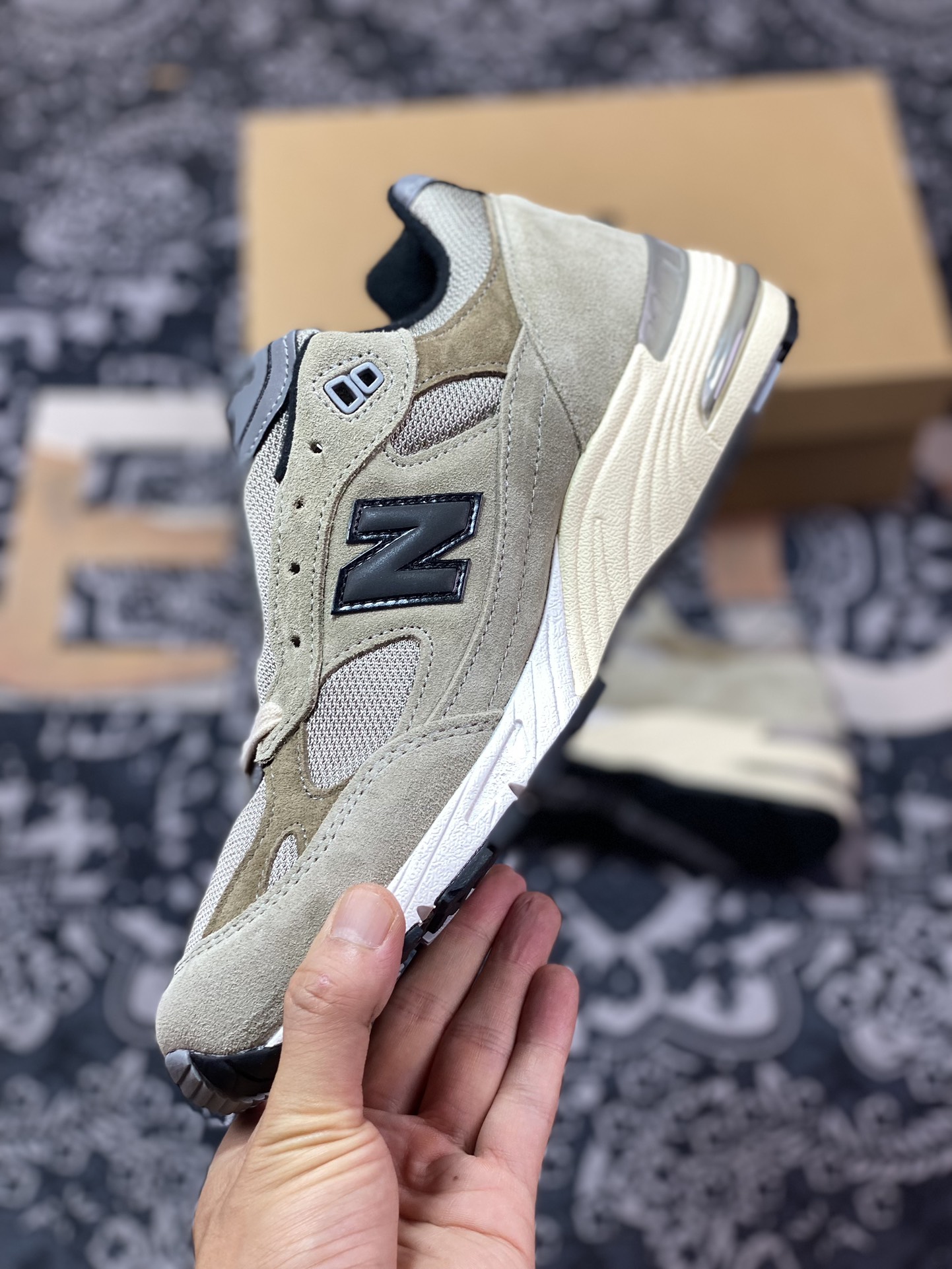 JJJJound x New Balance M991JJA joint retro casual running shoes