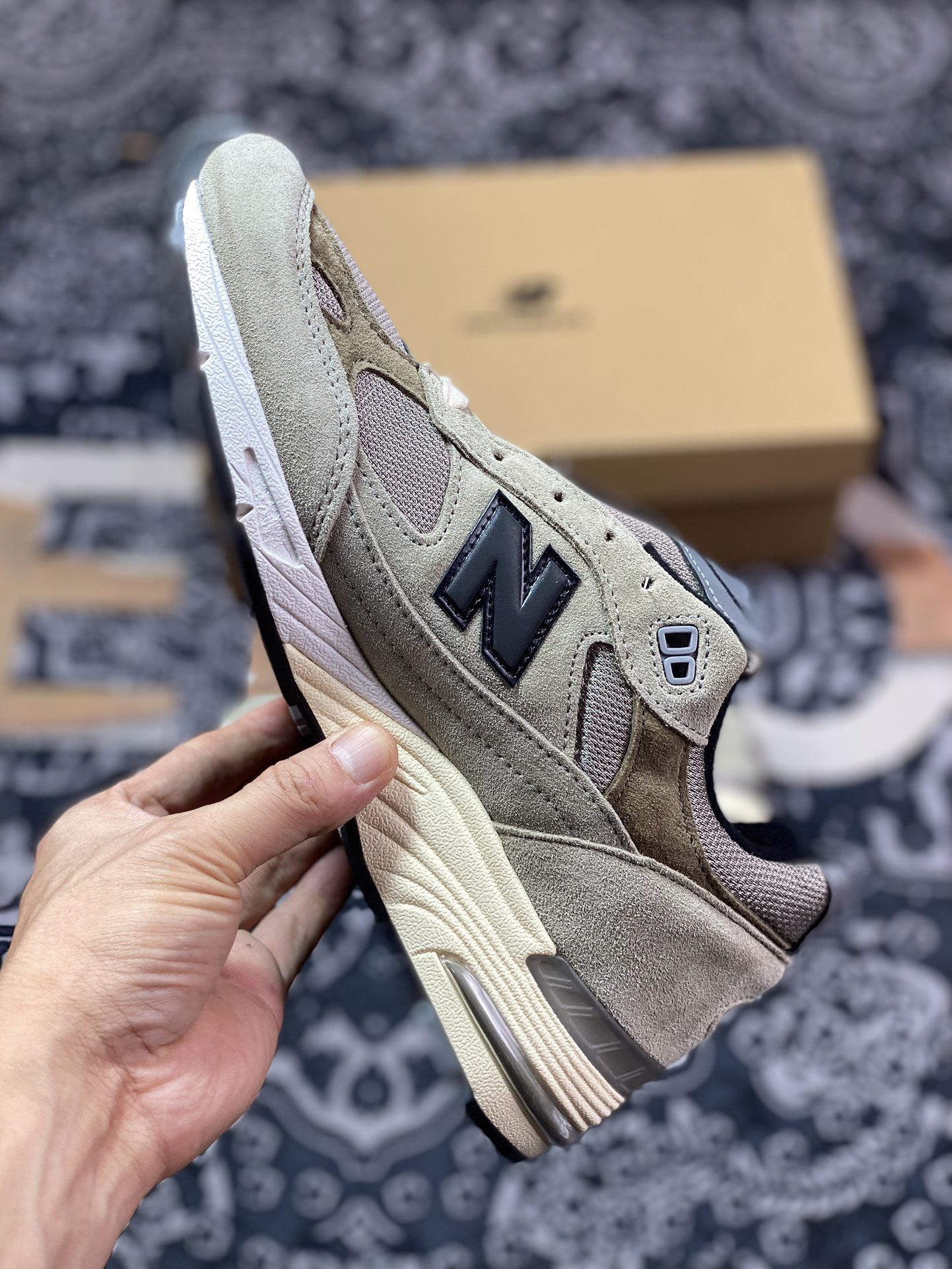 JJJJound x New Balance M991JJA joint retro casual running shoes