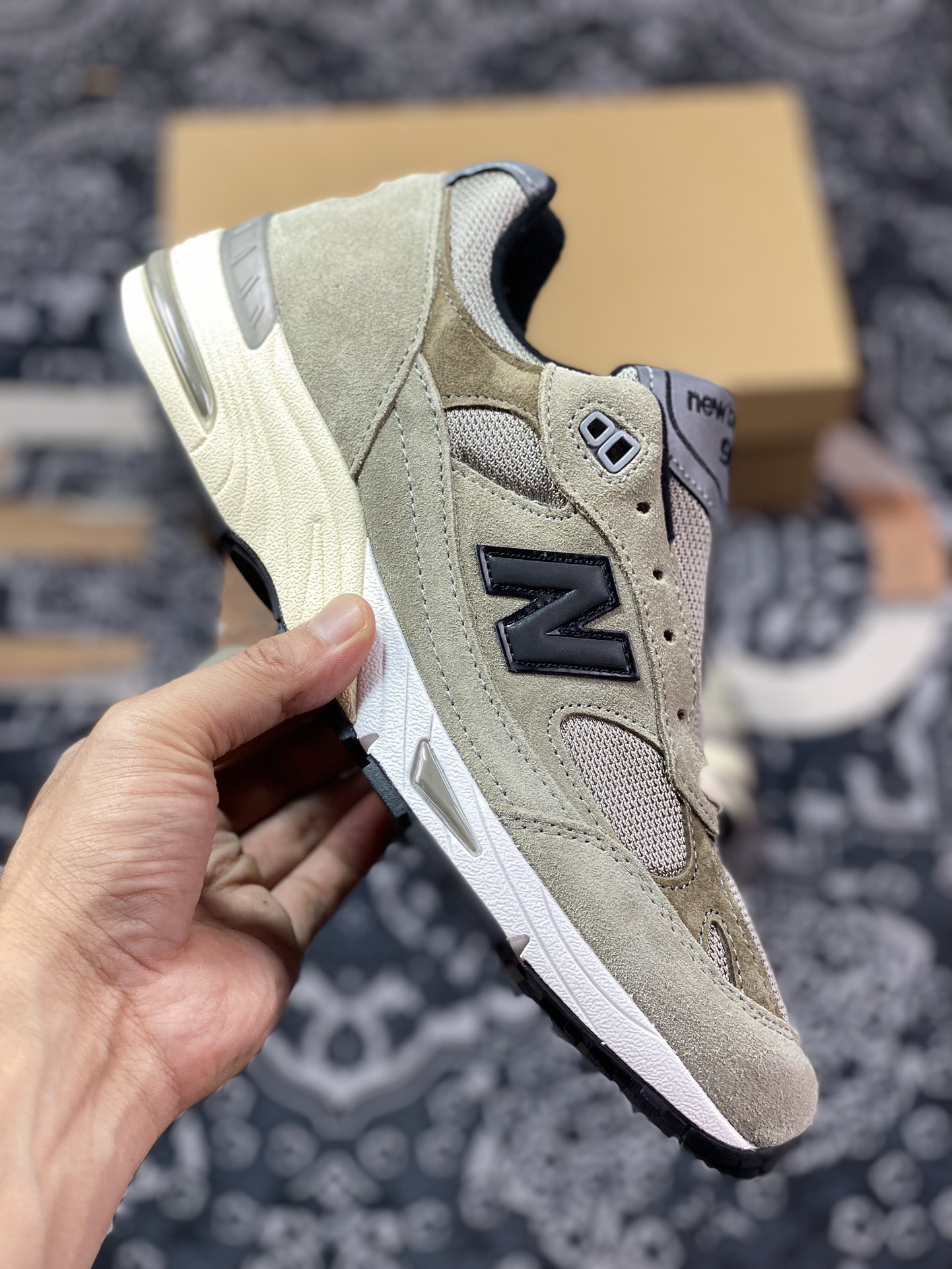 JJJJound x New Balance M991JJA joint retro casual running shoes