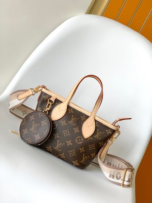 Louis Vuitton LV Neverfull Bags Handbags UK Sale Damier Ebene Canvas Cowhide Fabric Casual M46705