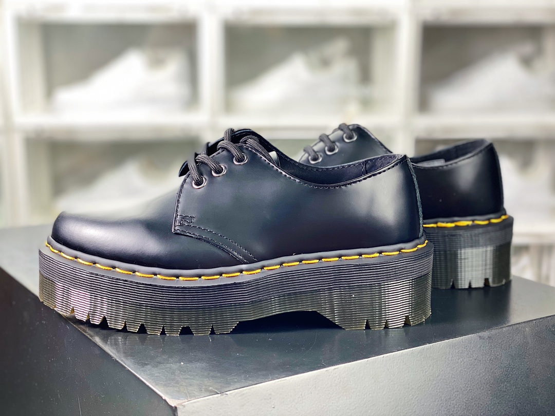 Dr. Martens 1461 Smooth Leather Platform Series Low-top British Knight Martin Boots R11822202