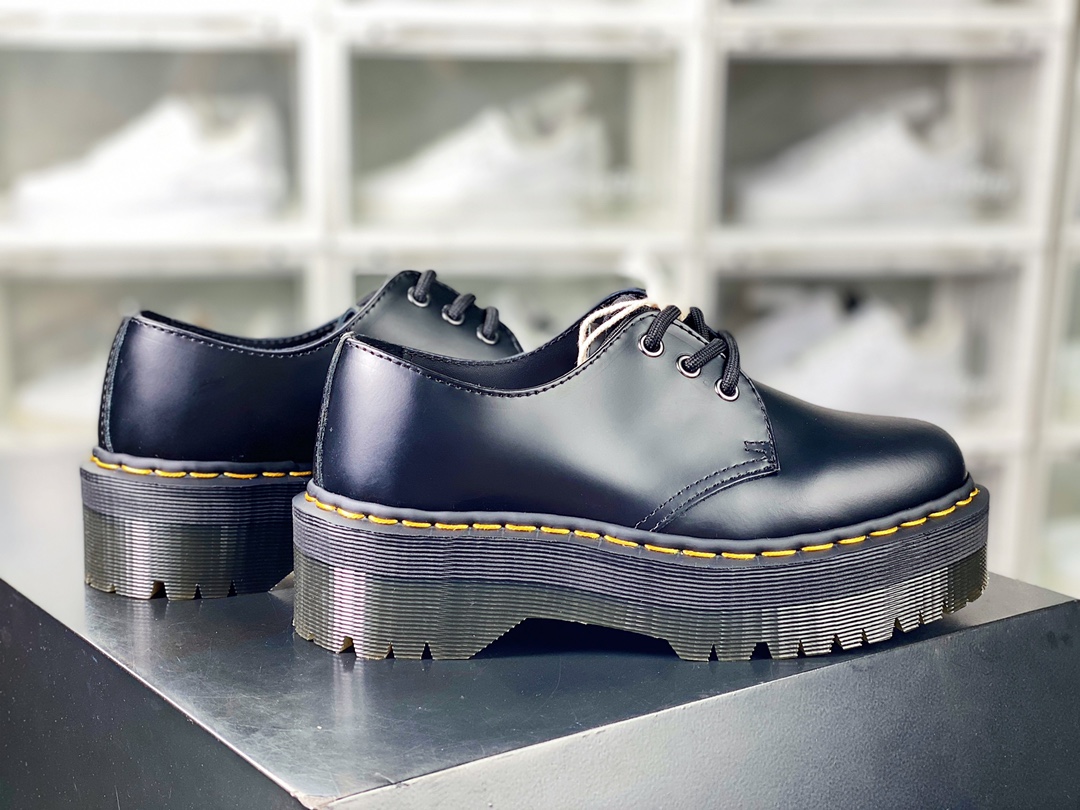 Dr. Martens 1461 Smooth Leather Platform Series Low-top British Knight Martin Boots R11822202