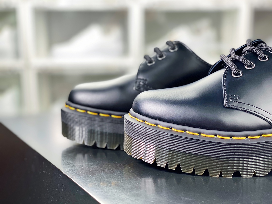 Dr. Martens 1461 Smooth Leather Platform Series Low-top British Knight Martin Boots R11822202