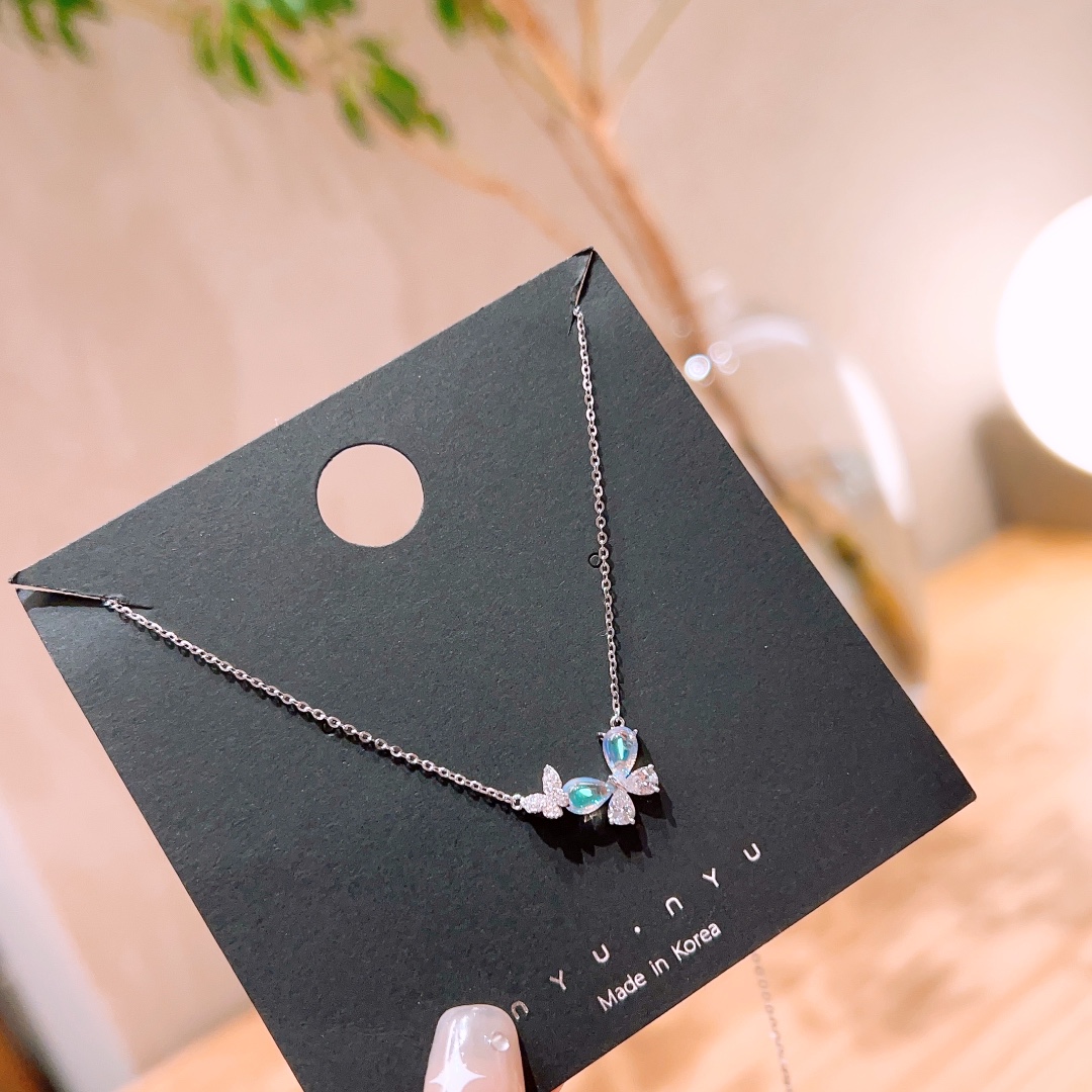 フレンチファインシルバーネックレスゴールド クリスマス