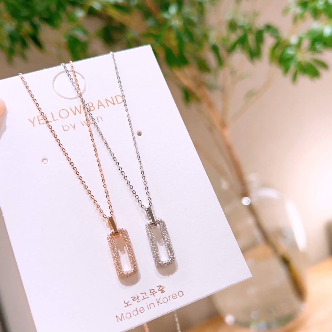 可愛いS925スターリングシルバーネックレスゴールド 告白