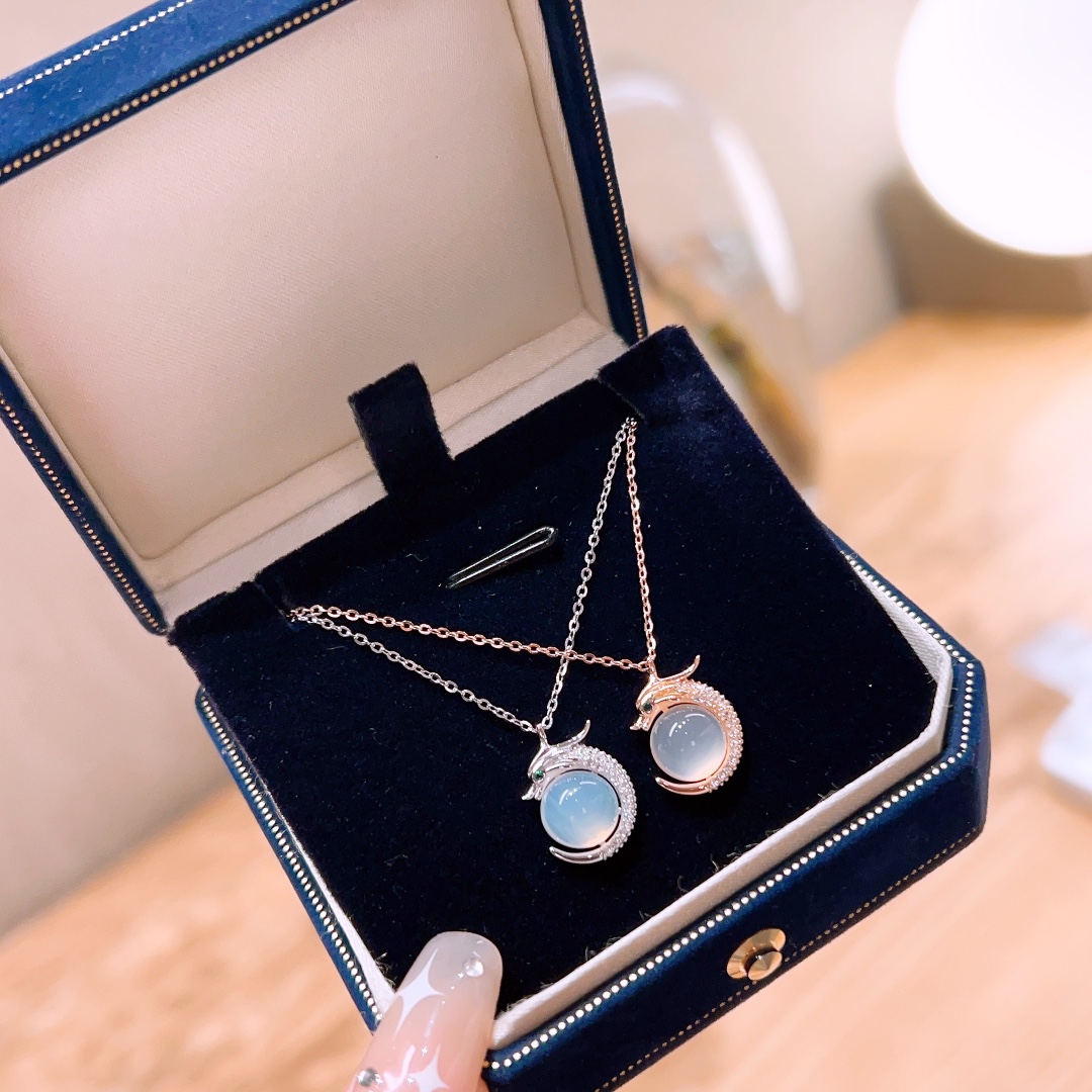 Solid Silver Necklace Ethereal Mother's Birthday Silver