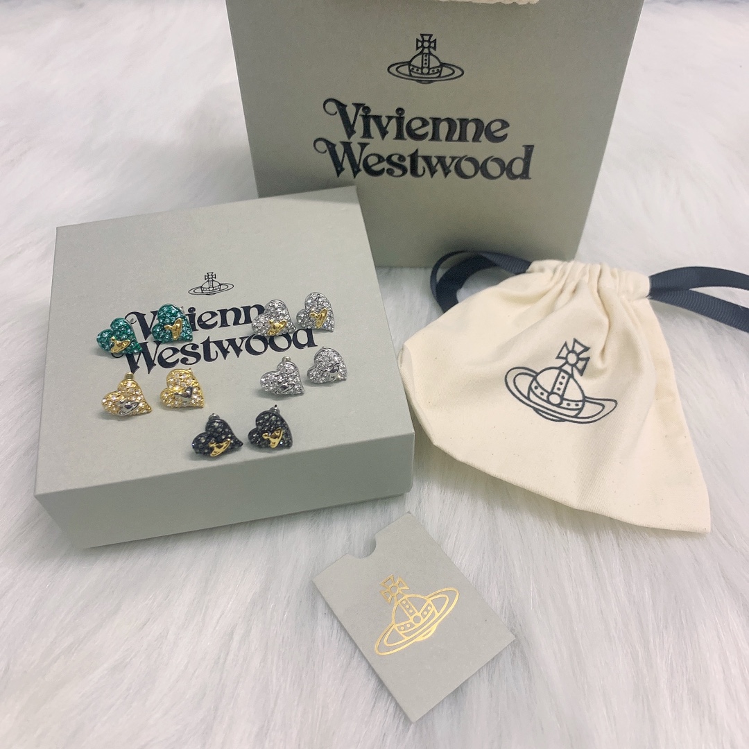 NO:103331,Queen Mother of the Cialis two-color love earrings, Queen Mother of the Cialis19860909西太后双色爱心耳钉,西太后耳钉,Jewelry