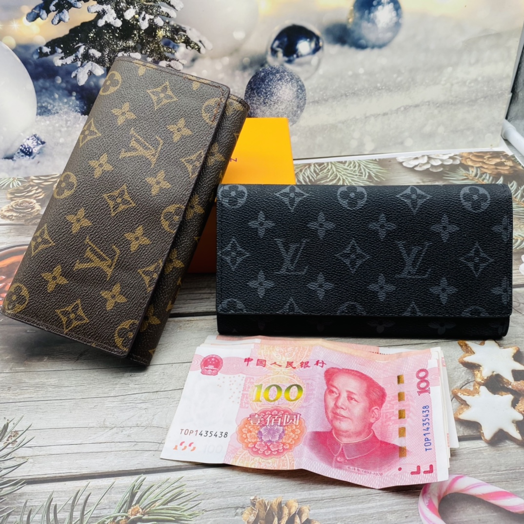 Leather Long Wallet - Stylish & Compact Design Leather long wallet stylish and compact design