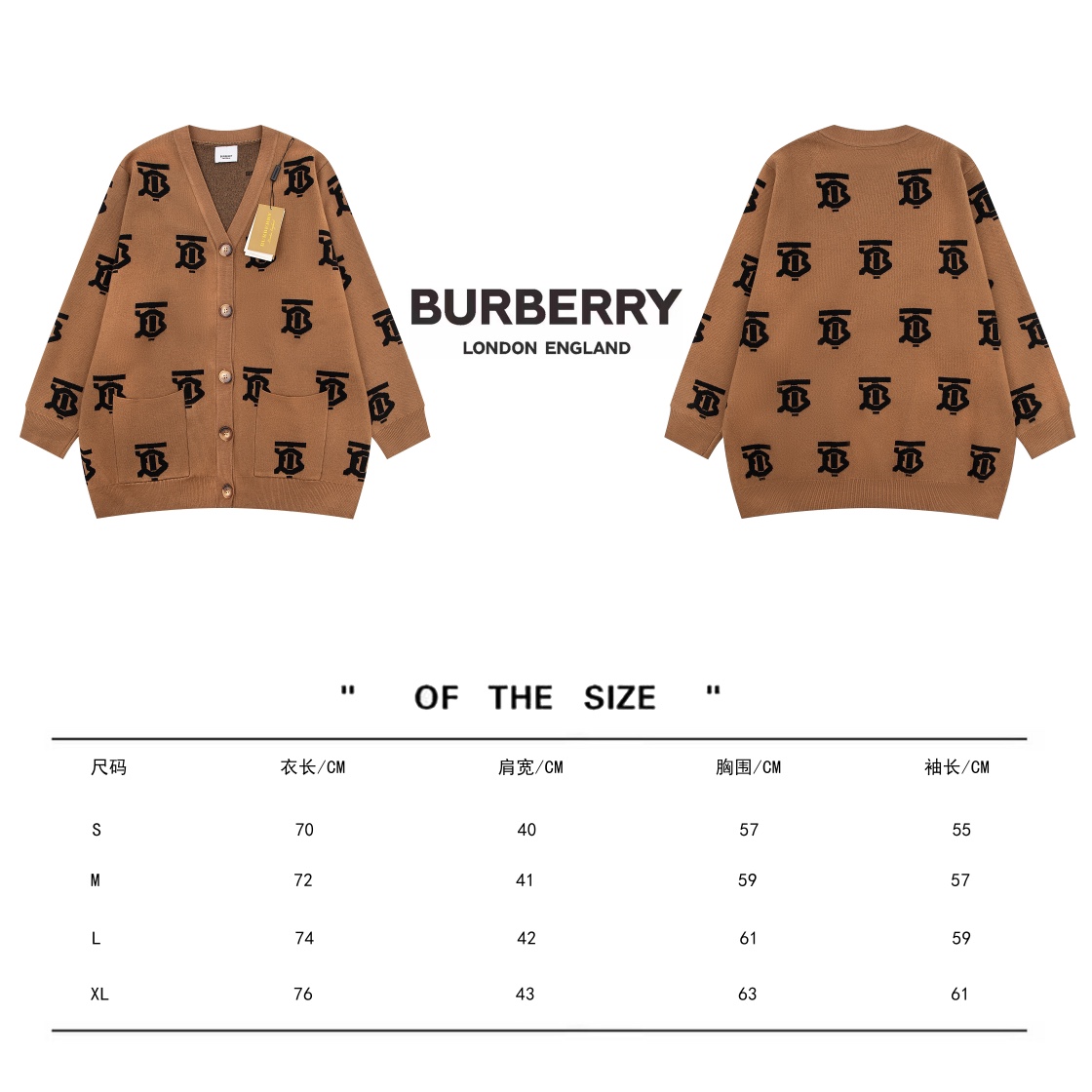 “Pablo Burberry Autumn/Winter Collection: Exclusive, Heavy Fabrics in Khaki, Sizes S-XL” - 图片 9