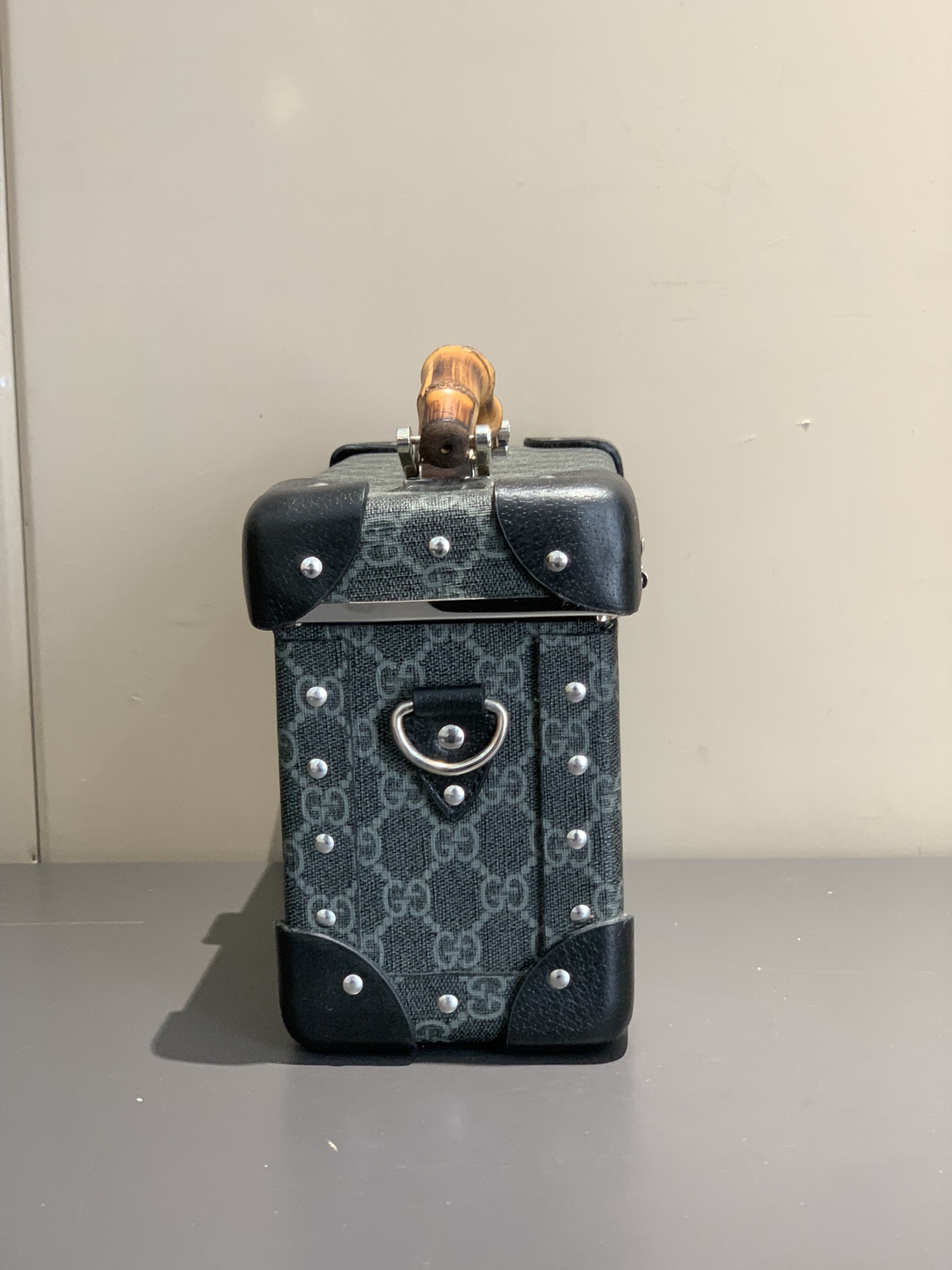 Gucci Vintage GG Monogrammed Suitcase with Bamboo Handle 9 i1692454090 1949 7