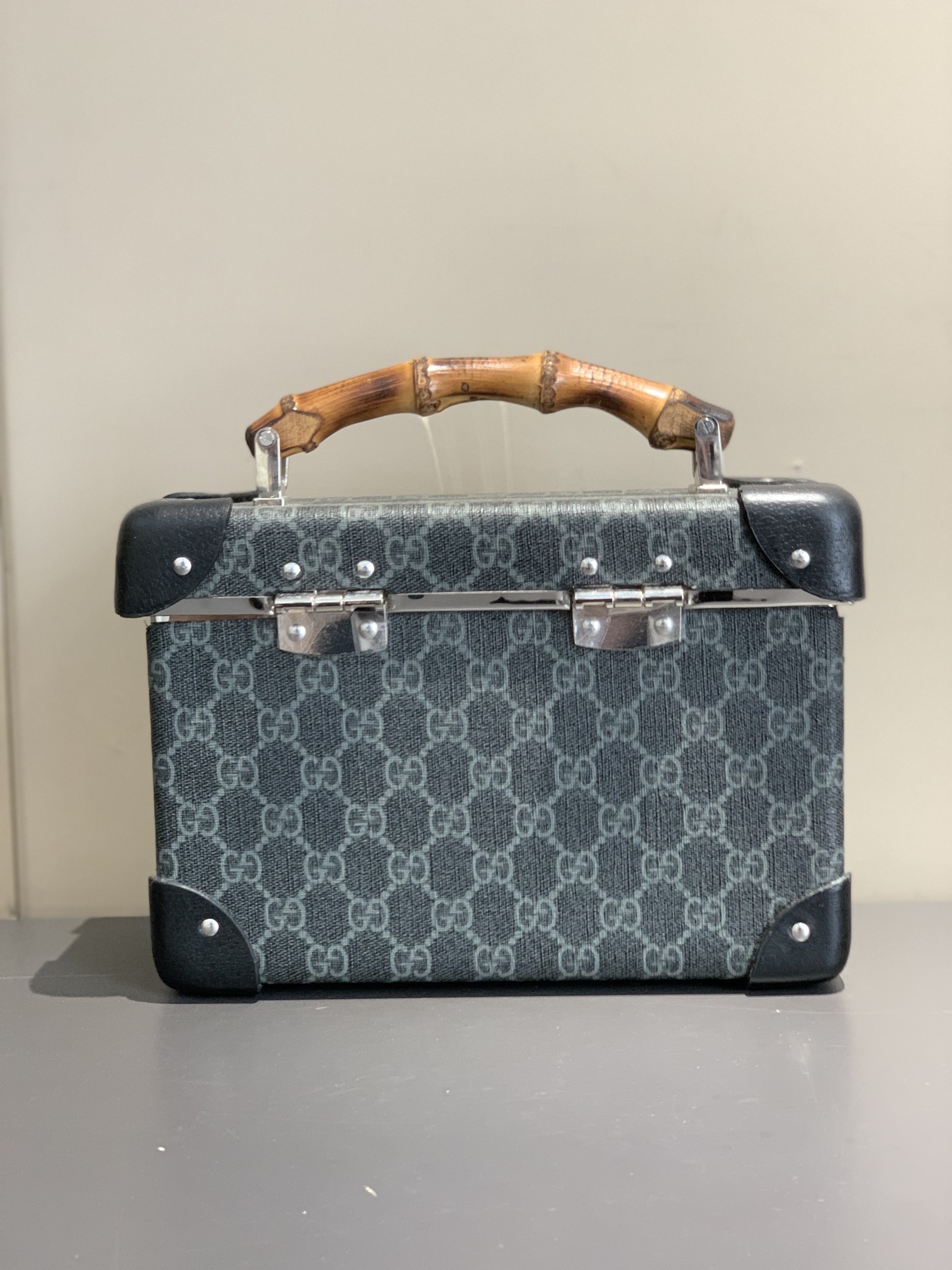 Gucci Vintage GG Monogrammed Suitcase with Bamboo Handle 3 i1692454090 8314 1