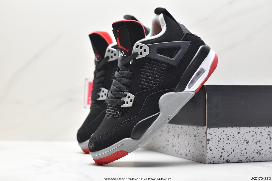 160 Nike Air Jordan 4 Retro OG"Fire Red"迈克尔·乔丹AJ4代中帮篮球鞋 408452-116