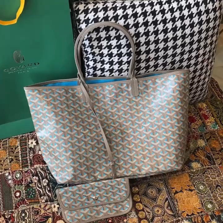Goyard Tote Bags Canvas Cotton Cowhide Linen