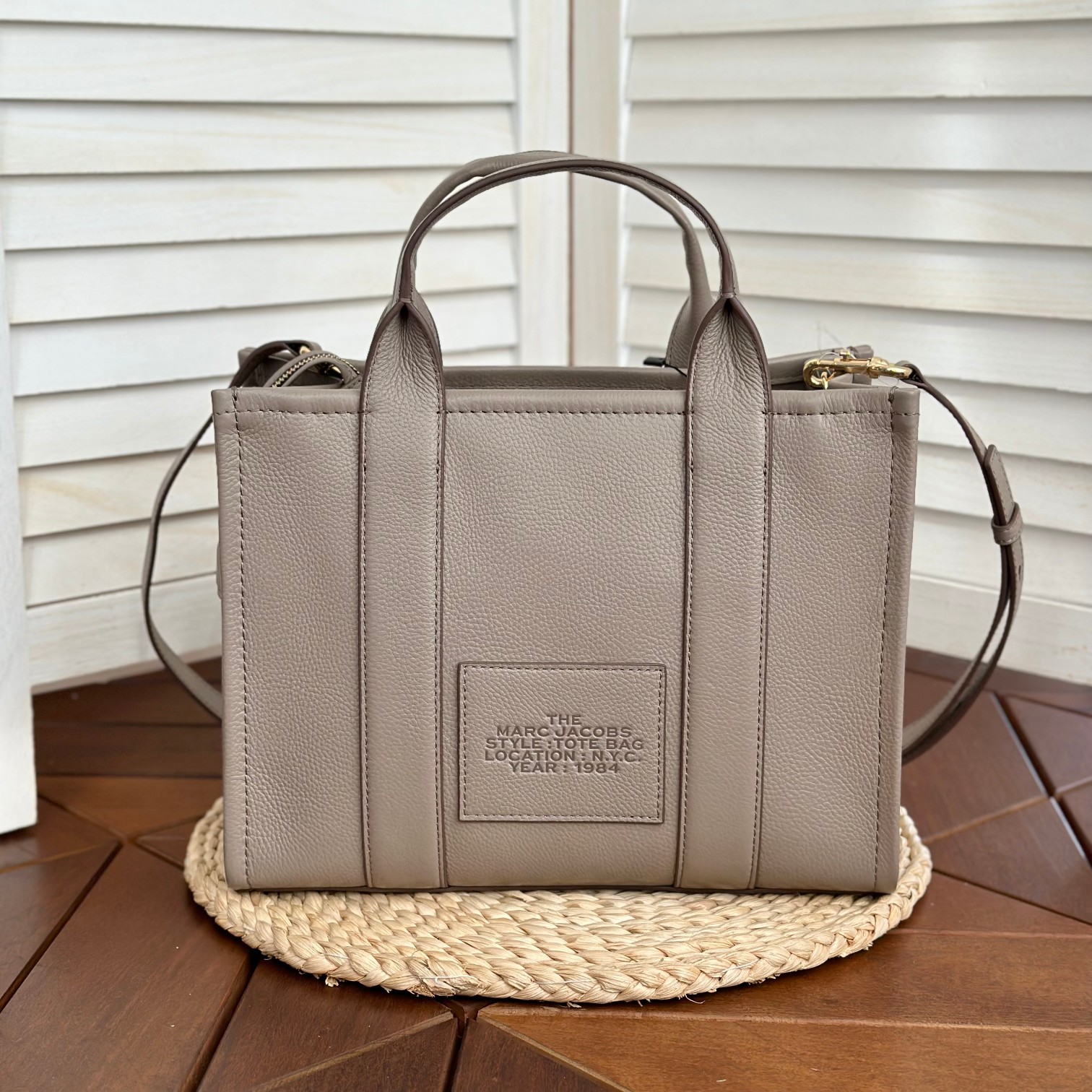 Marc Jacobs ～托特皮 灰色33cm