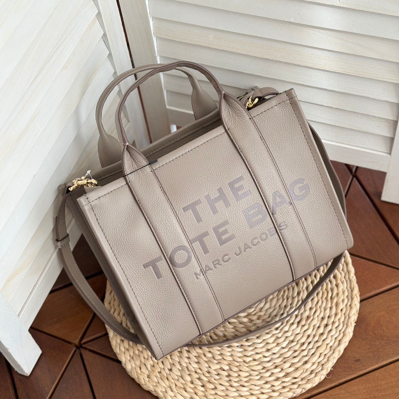 Marc Jacobs ～托特皮 灰色33cm