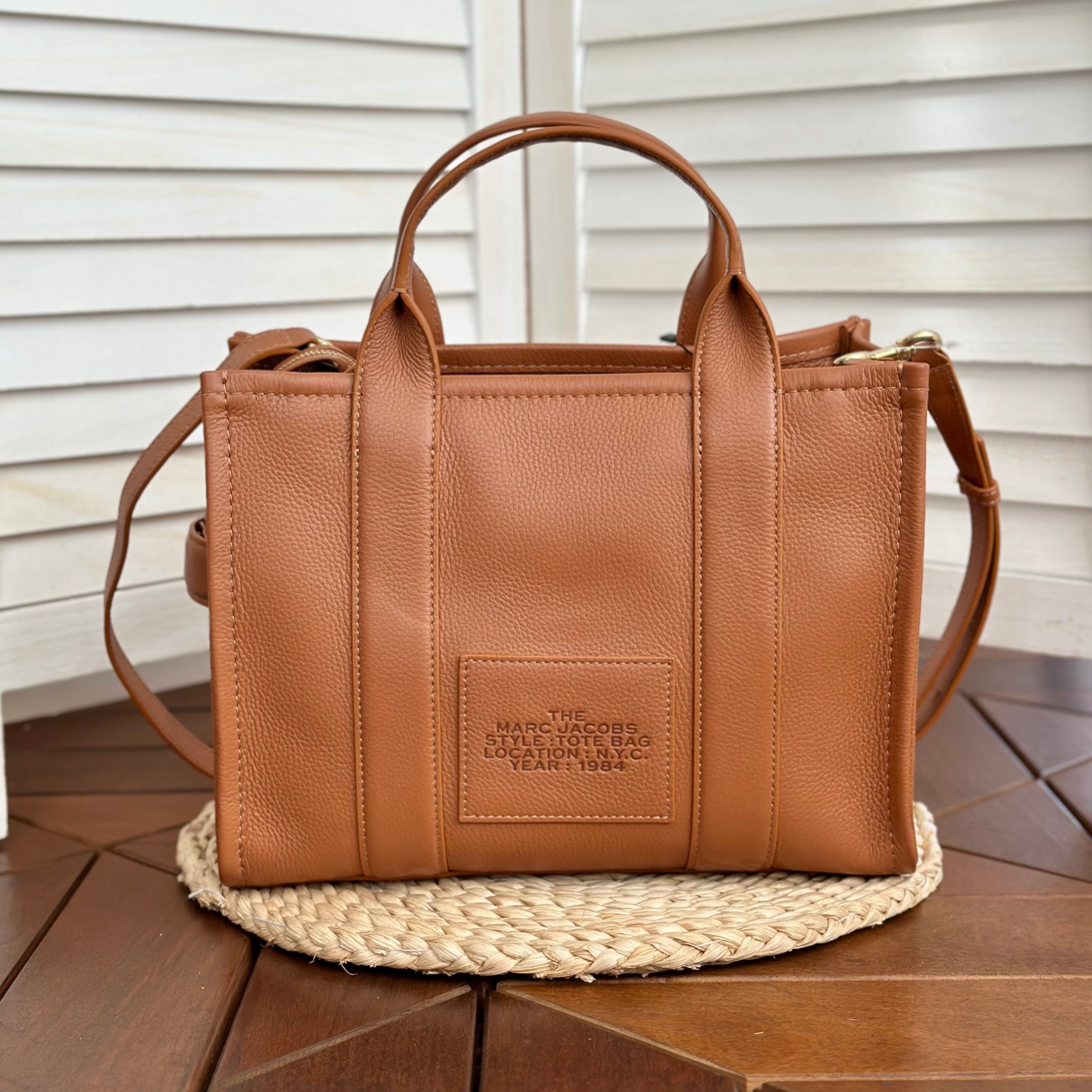 Marc Jacobs ～托特皮 棕色33cm