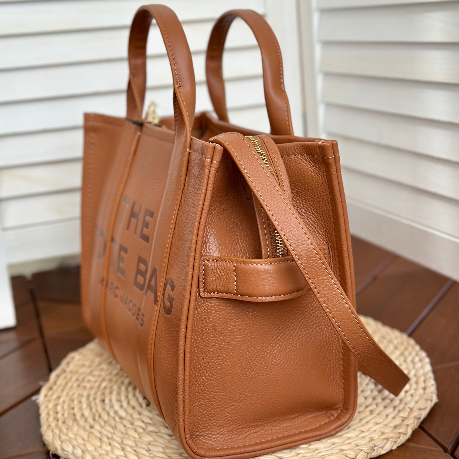 Marc Jacobs ～托特皮 棕色33cm