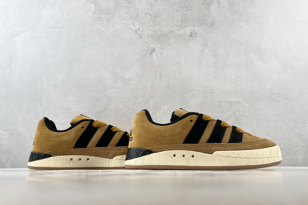 atmos x adidas originals Adimatic ”oG SHOEBOX” brown and black HQ3935