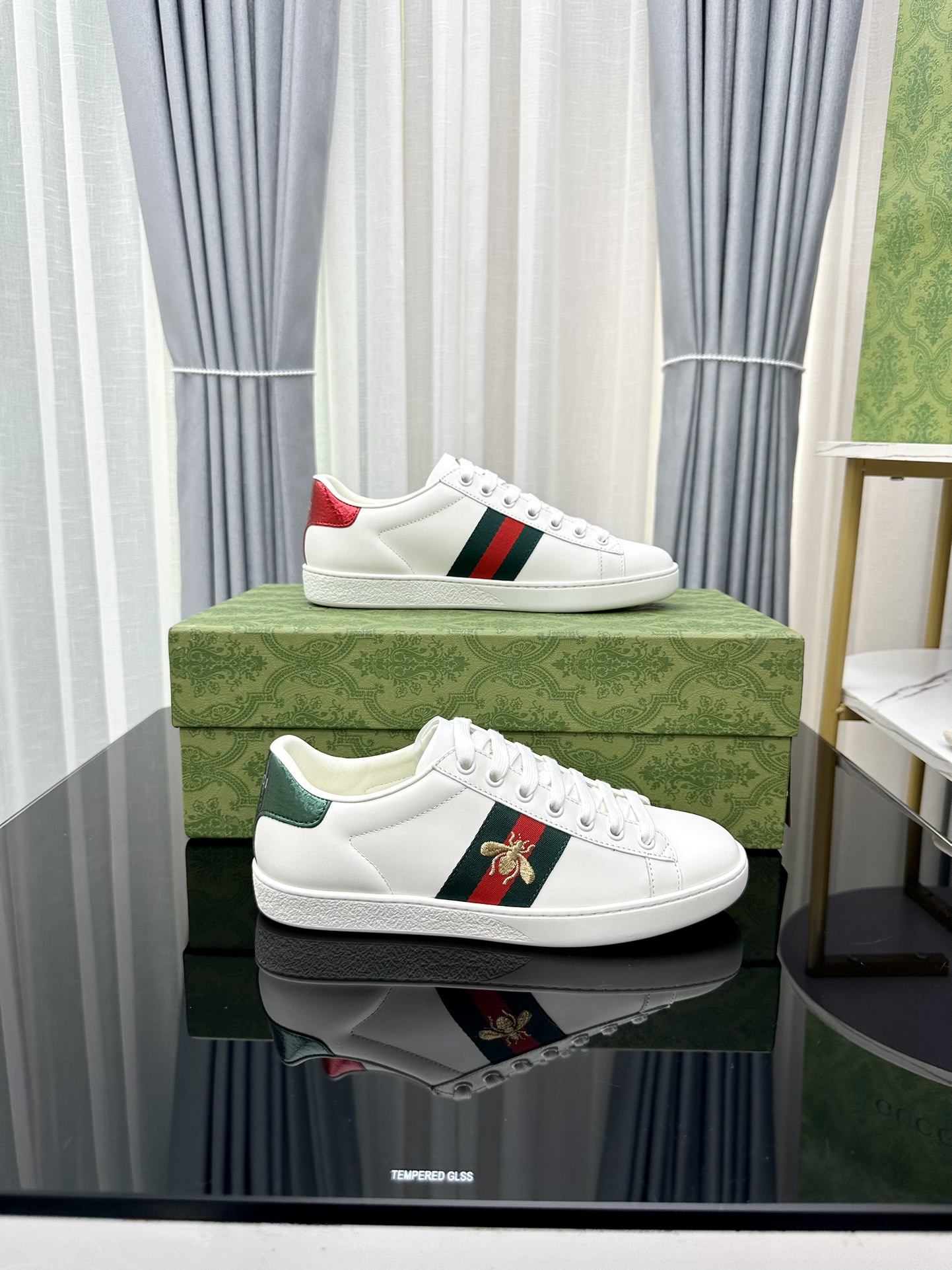 versión superior Gucci2023 principios de la primavera Gucci G casa pequeños zapatos blancos últimos 