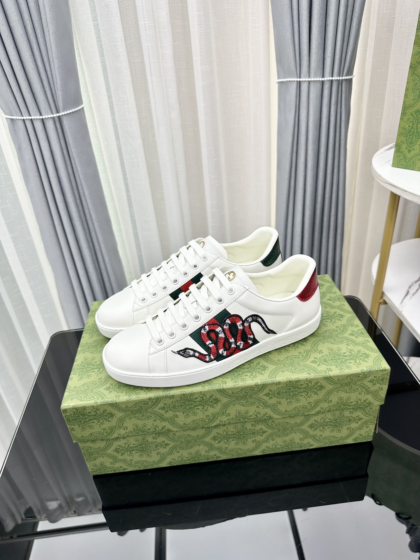 precio de fábrica Top versión Gucci 2023 principios de la primavera Gucci G casa zapatos blancos últ
