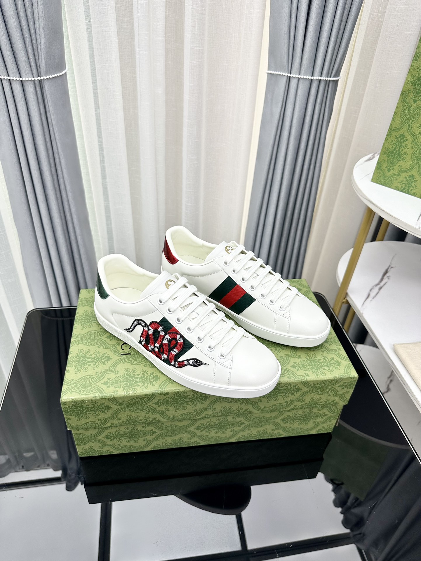 precio de fábrica Top versión Gucci 2023 principios de la primavera Gucci G casa zapatos blancos últ