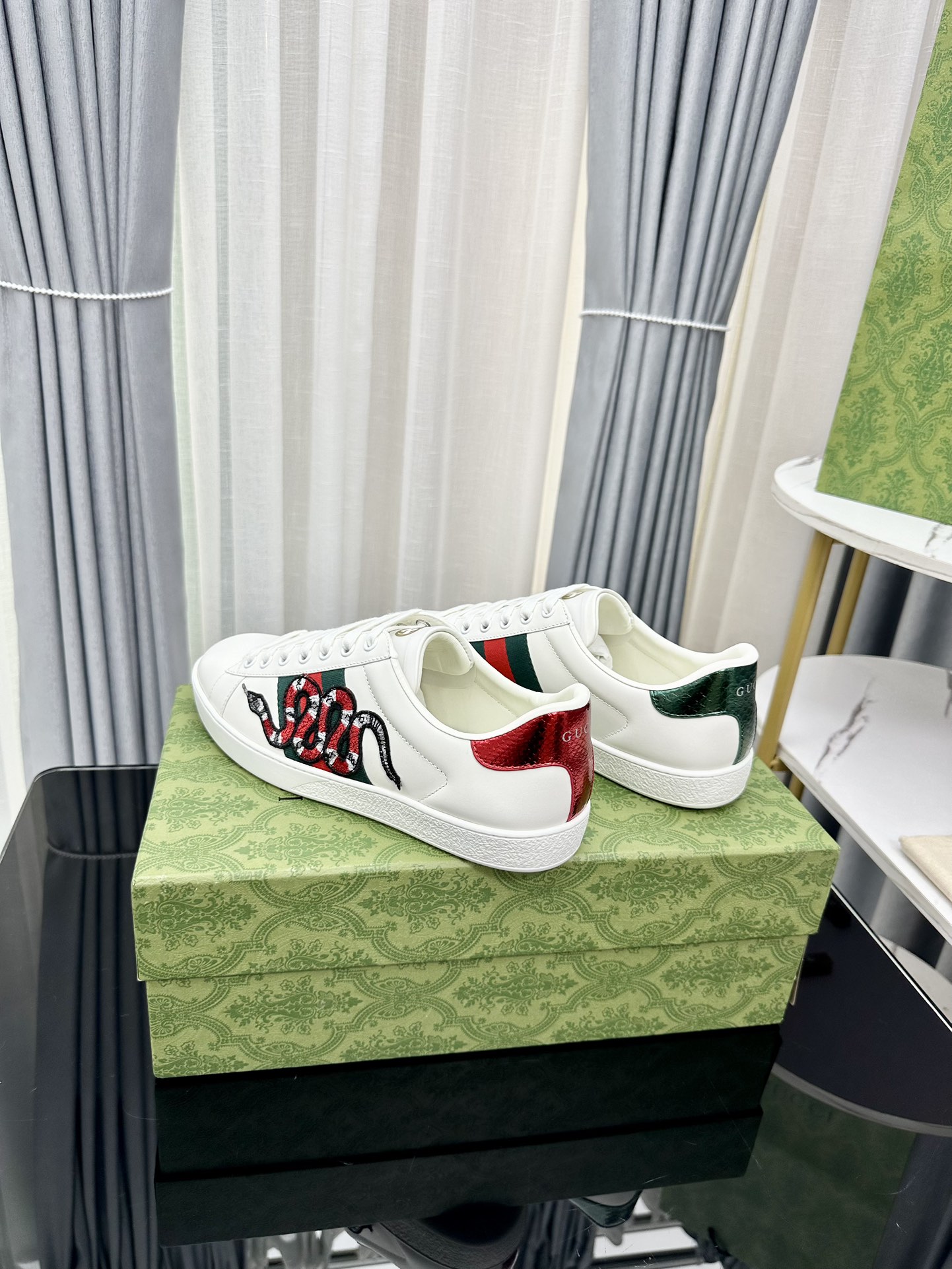 precio de fábrica Top versión Gucci 2023 principios de la primavera Gucci G casa zapatos blancos últ