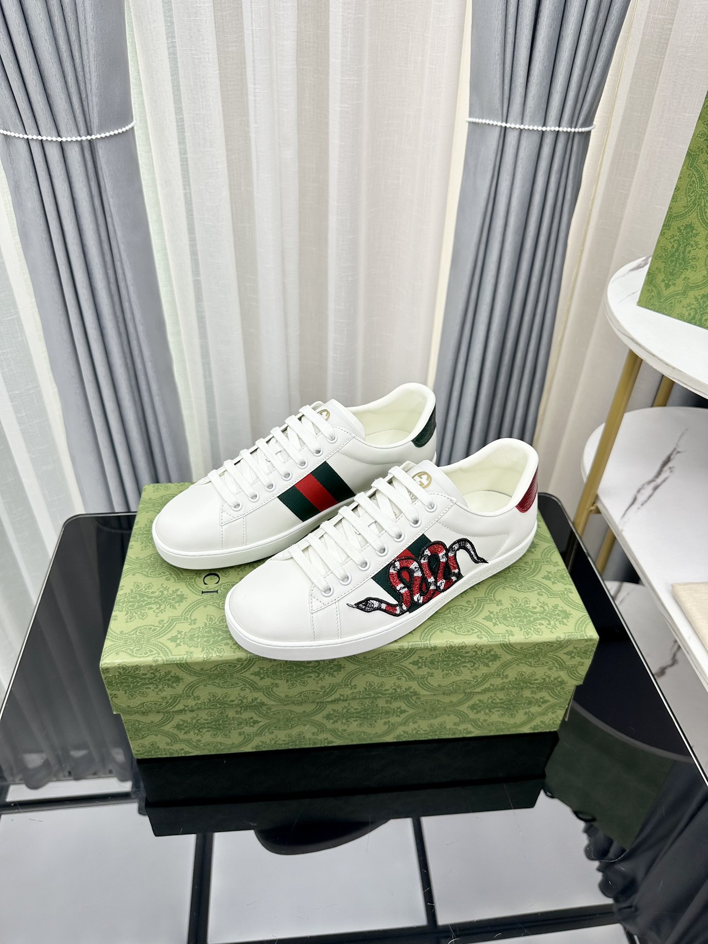 precio de fábrica Top versión Gucci 2023 principios de la primavera Gucci G casa zapatos blancos últ