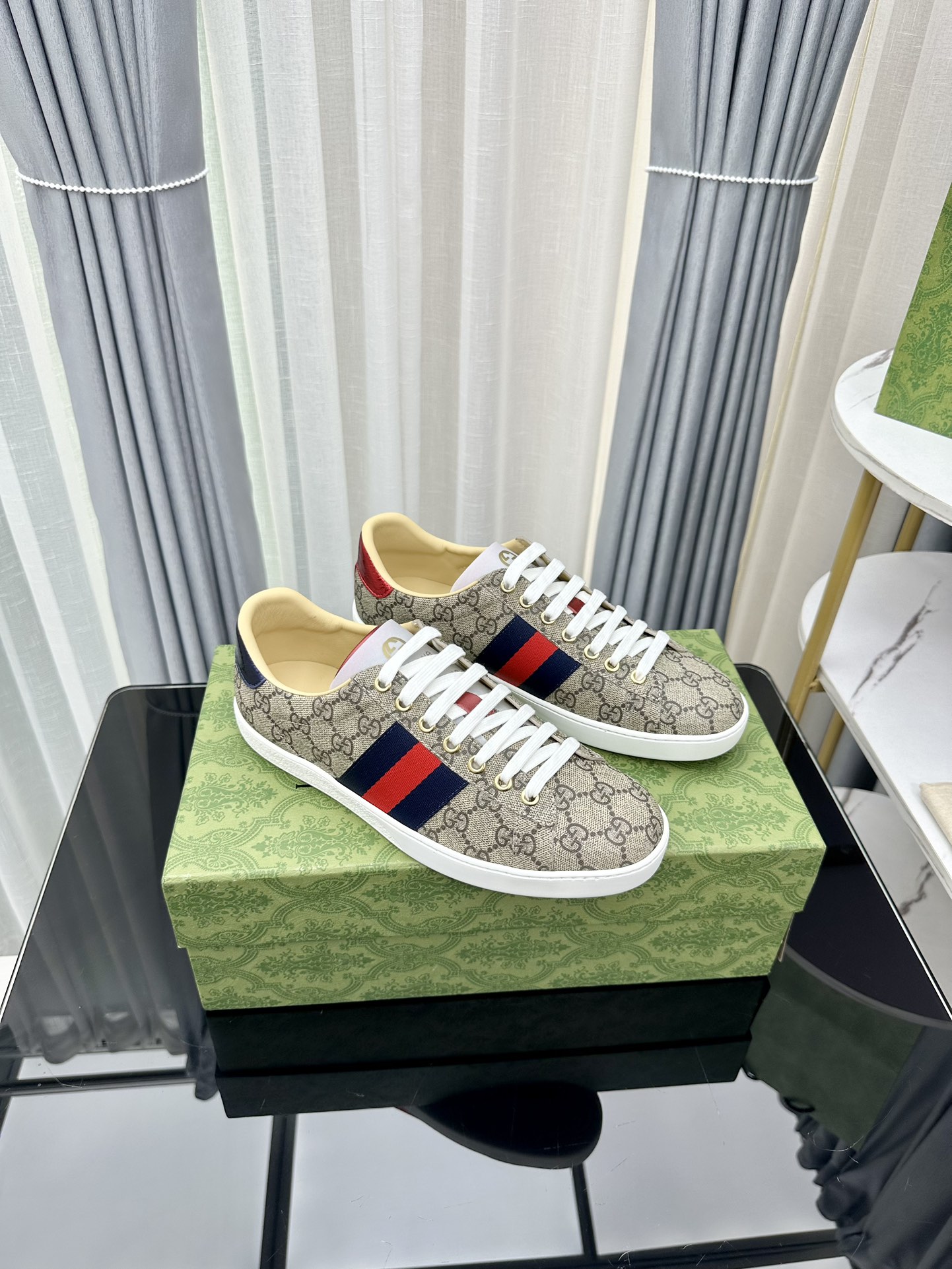 precio de fábrica Top versión Gucci 2023 principios de la primavera Gucci G casa pequeños zapatos bl