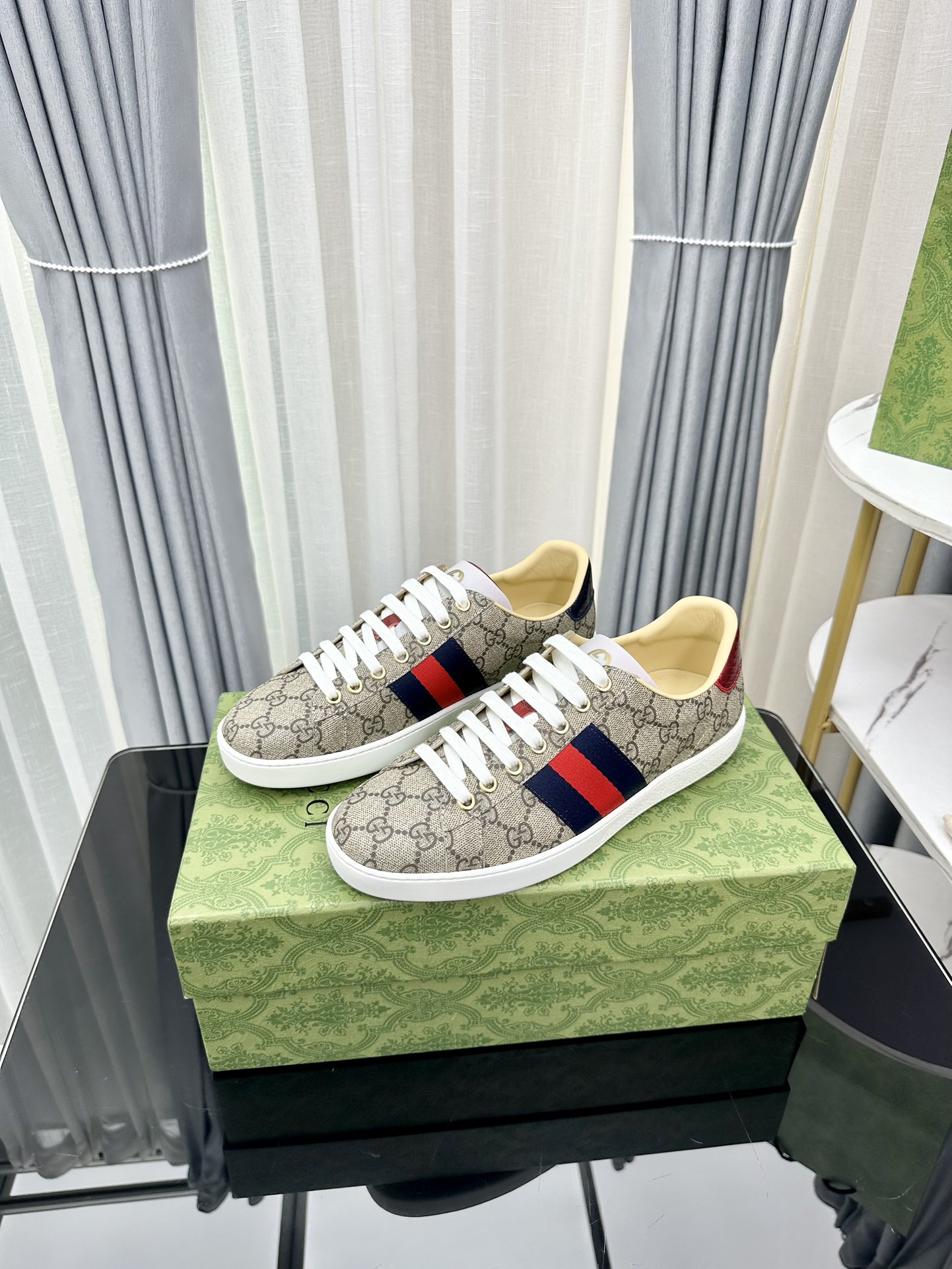 precio de fábrica Top versión Gucci 2023 principios de la primavera Gucci G casa pequeños zapatos bl