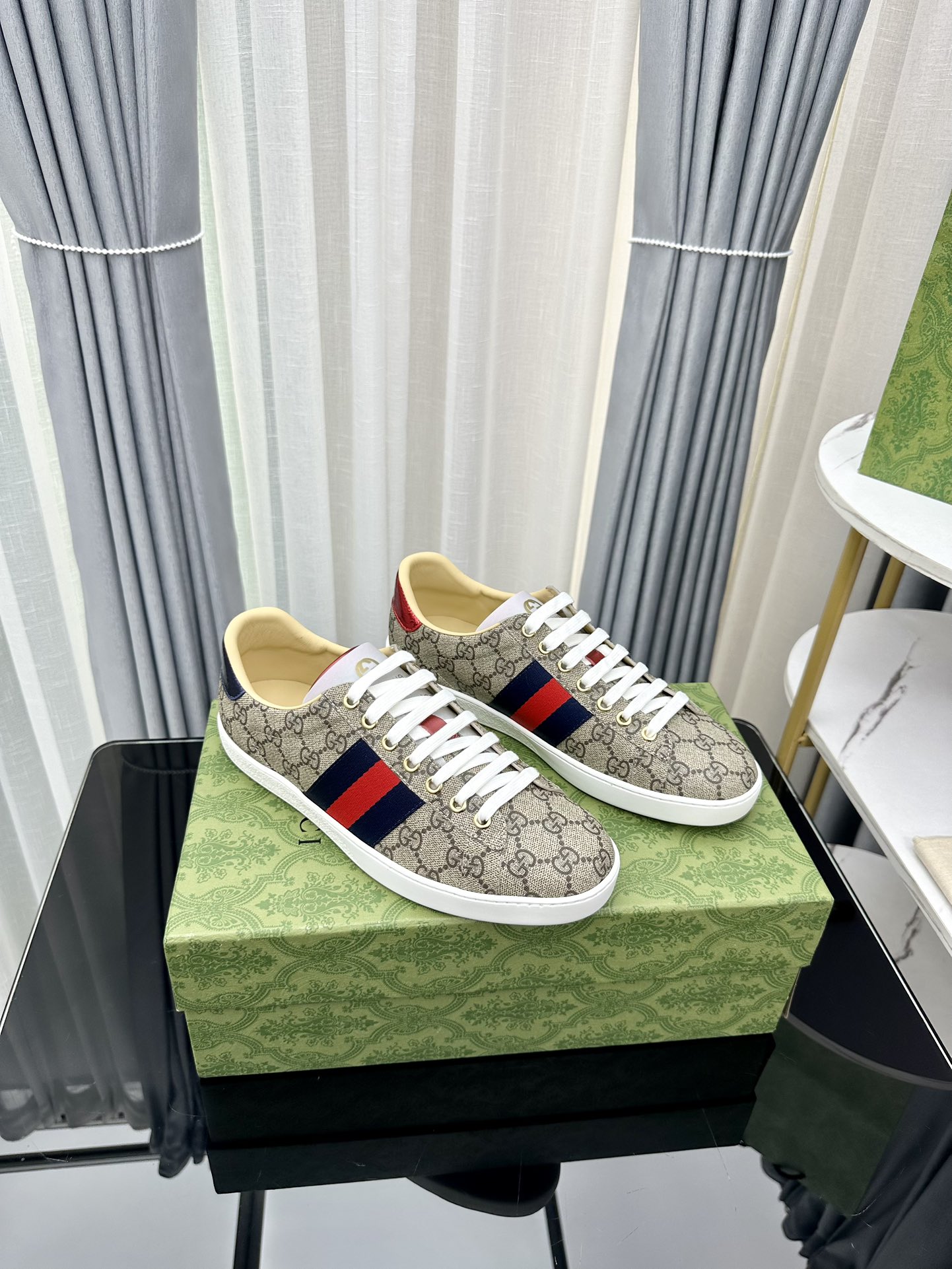 precio de fábrica Top versión Gucci 2023 principios de la primavera Gucci G casa pequeños zapatos bl