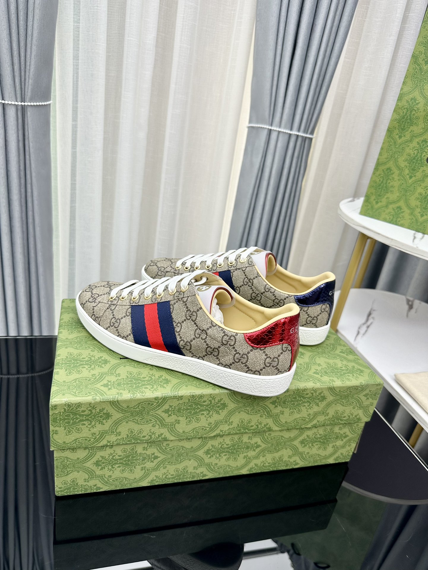 precio de fábrica Top versión Gucci 2023 principios de la primavera Gucci G casa pequeños zapatos bl