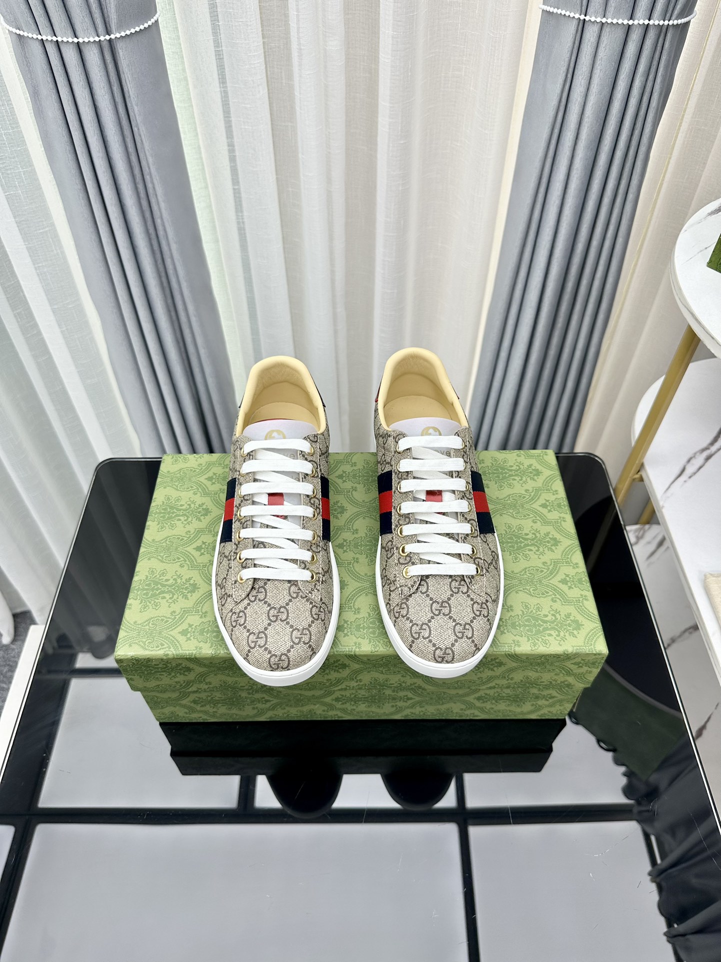precio de fábrica Top versión Gucci 2023 principios de la primavera Gucci G casa pequeños zapatos bl