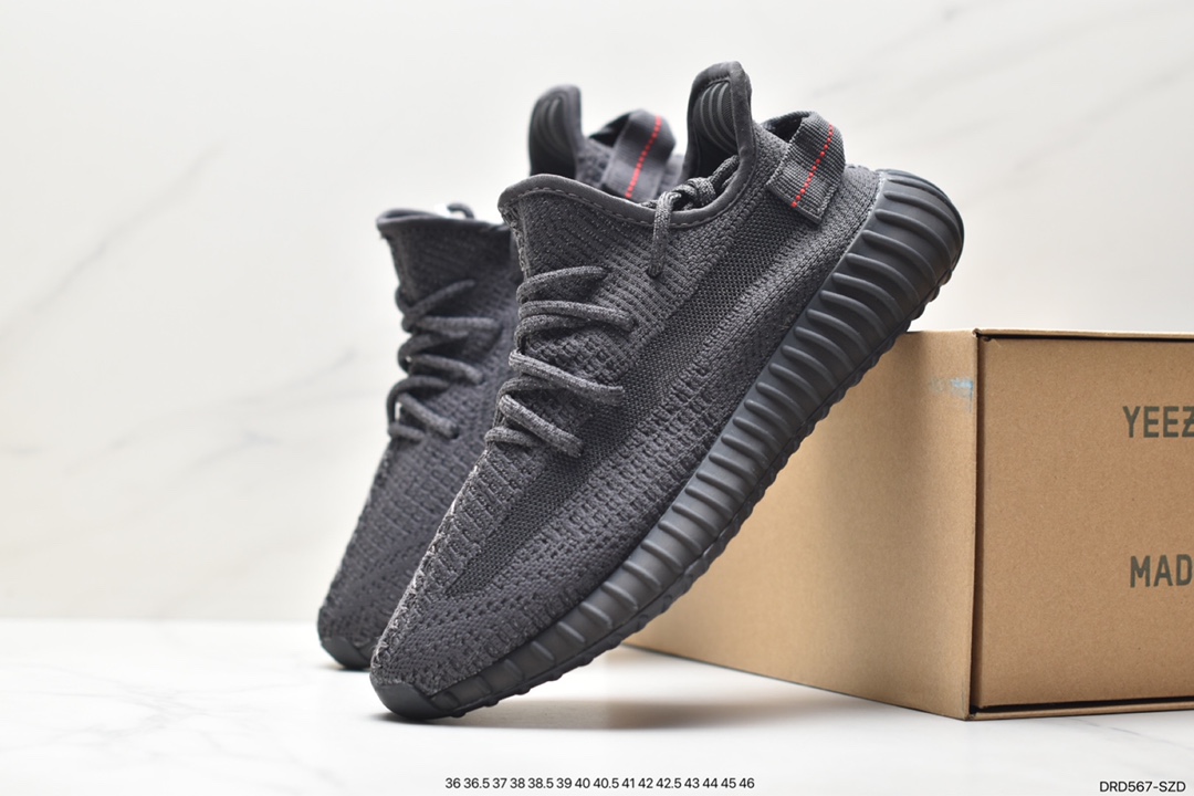 110  Kanye West x adidas Yeezy Boost 350 V2 爆米花中底休闲运动慢跑鞋 EG7491