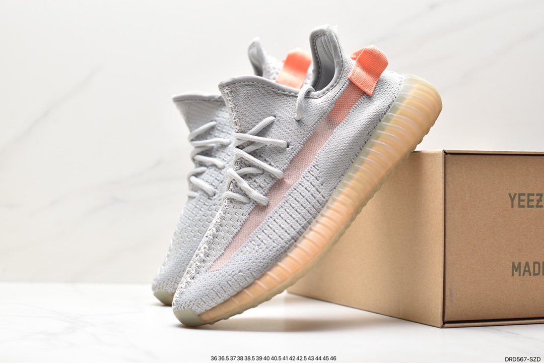 Kanye West x adidas Yeezy Boost 350 V2 popcorn midsole casual sports jogging shoes EG7491