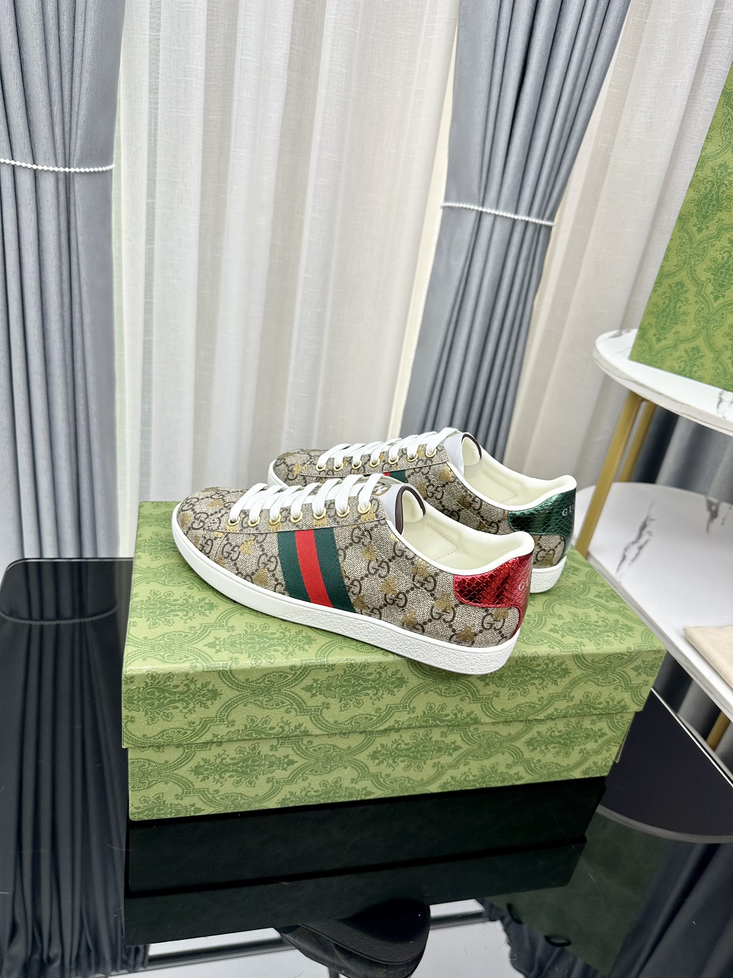 precio de fábrica versión superior Gucci 2023 principios de la primavera Gucci G casa pequeños zapat
