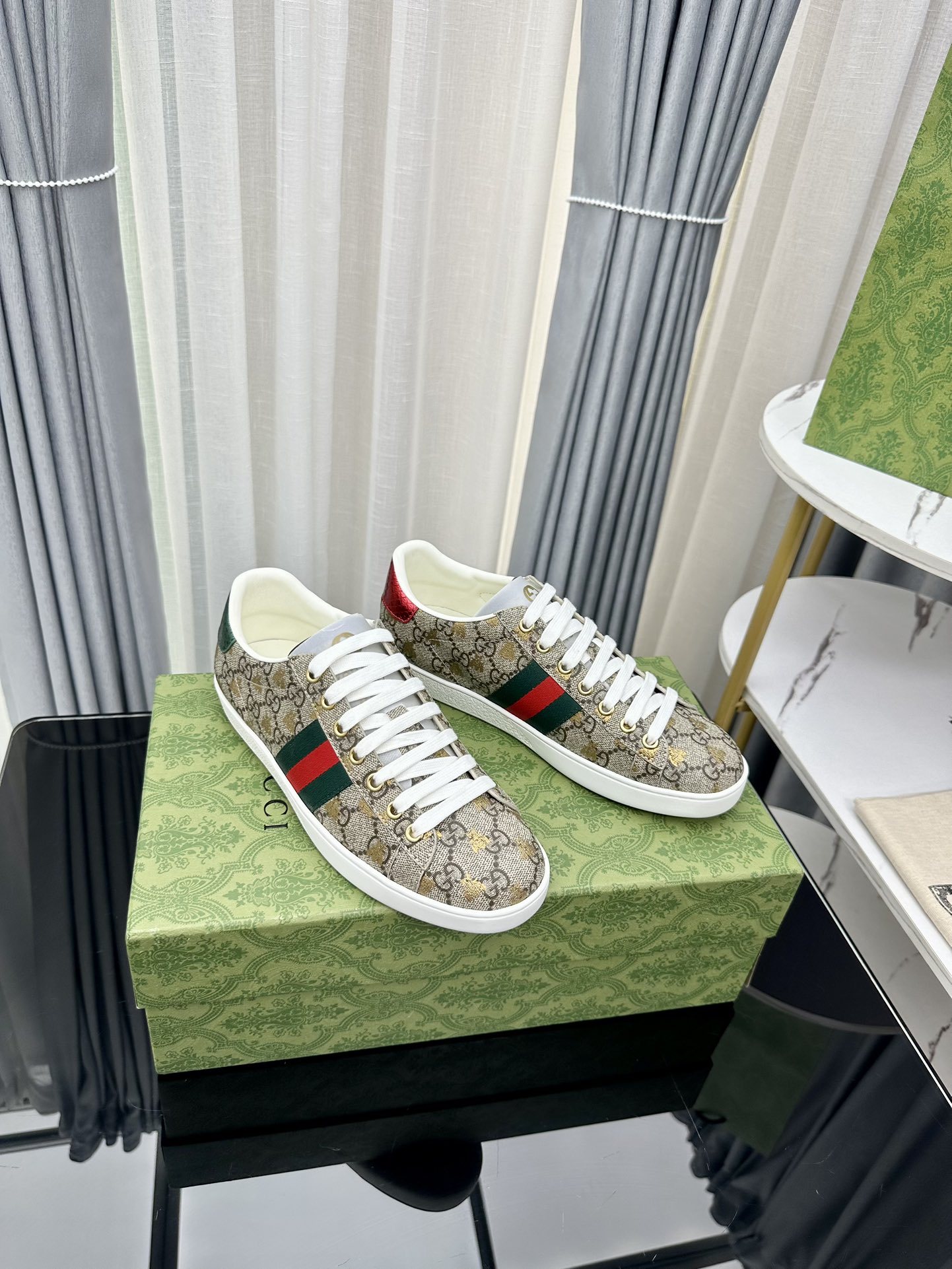 precio de fábrica versión superior Gucci 2023 principios de la primavera Gucci G casa pequeños zapat
